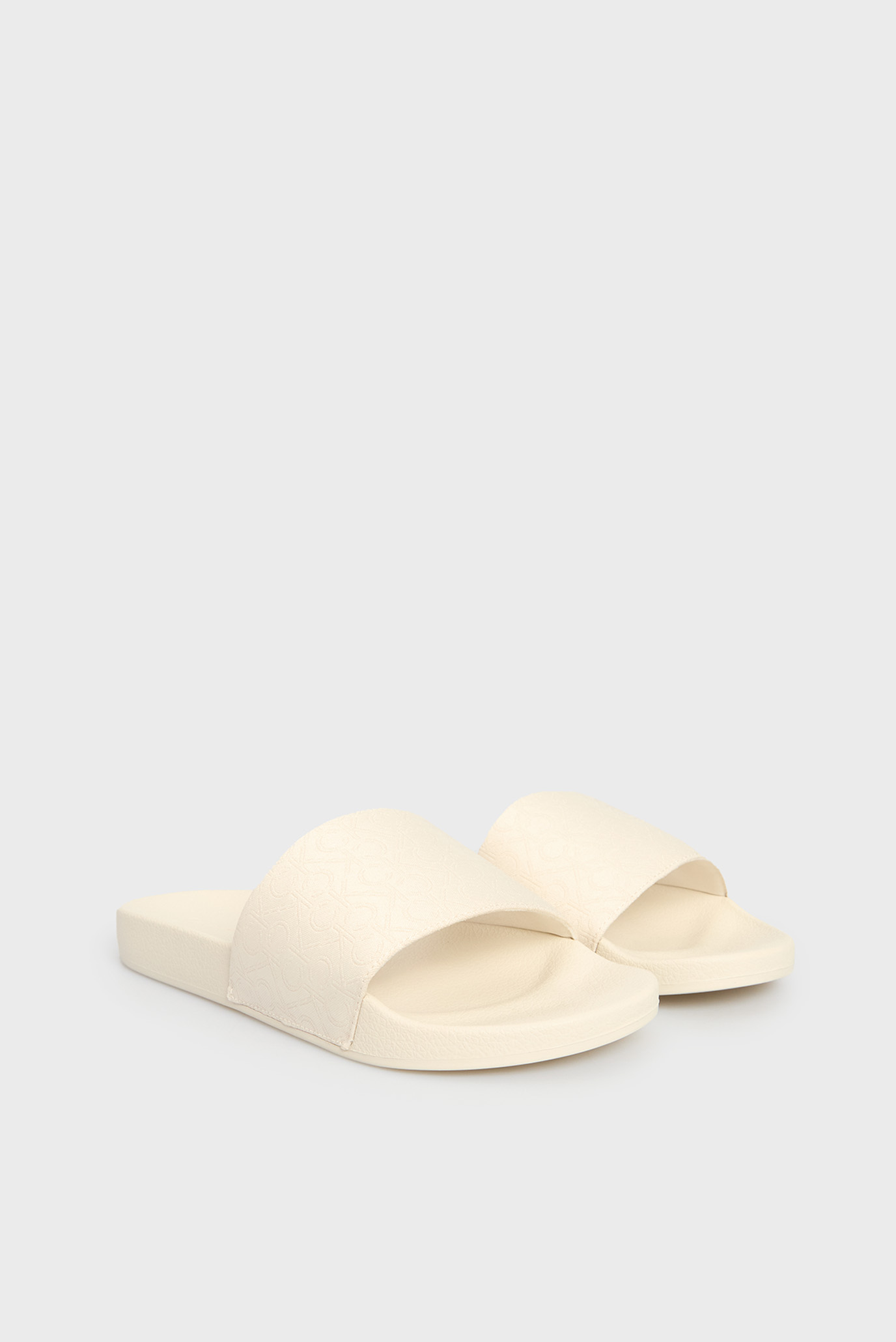 Женские белые слайдеры POOL SLIDE - JACQ 3