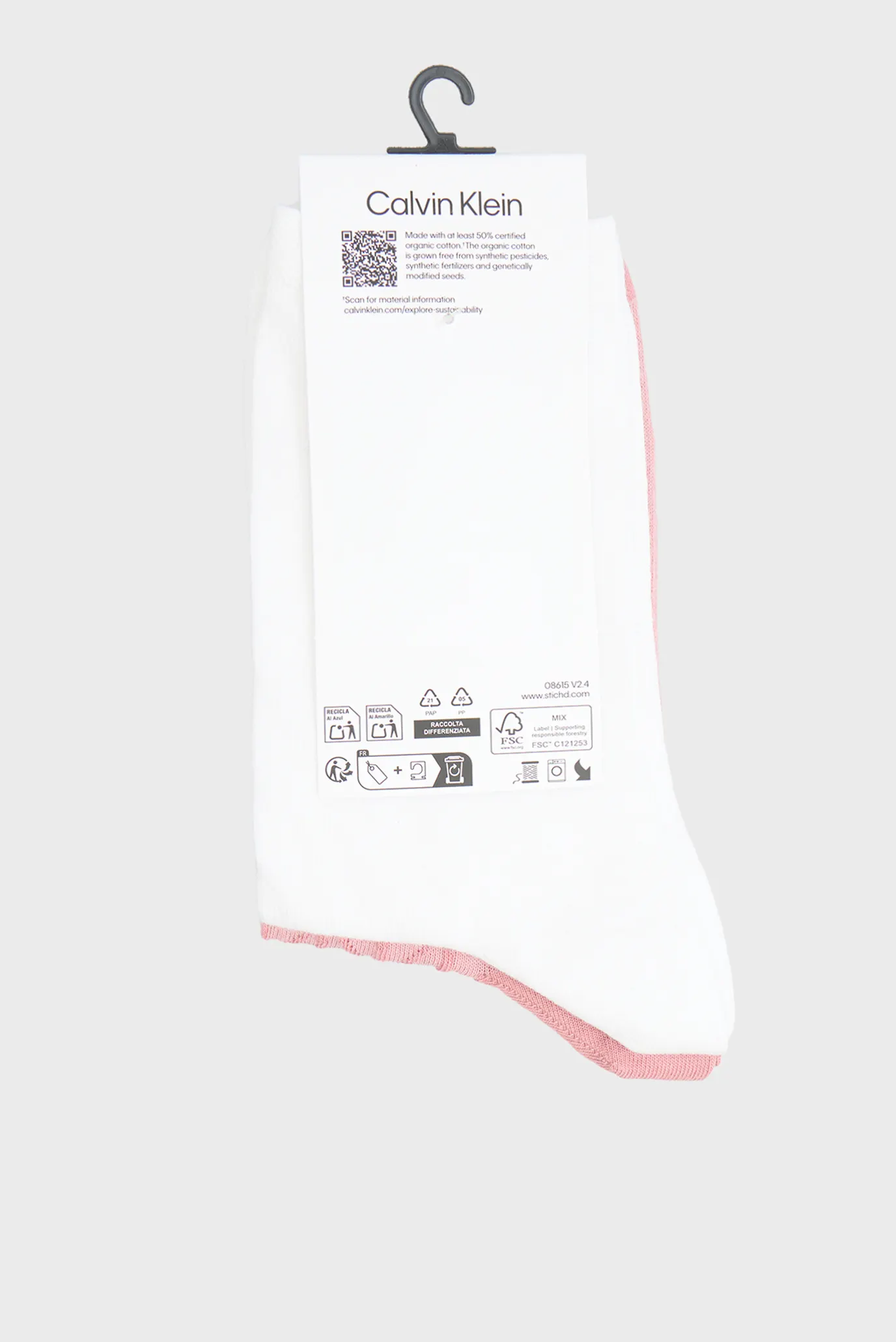 Носки CK WOMEN SOCK 2P EMBLEM AOP 3