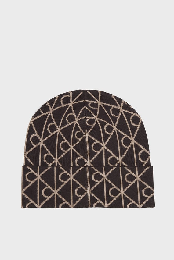 Шапка EMBLEM AOP JCQ FINE RIB BEANIE