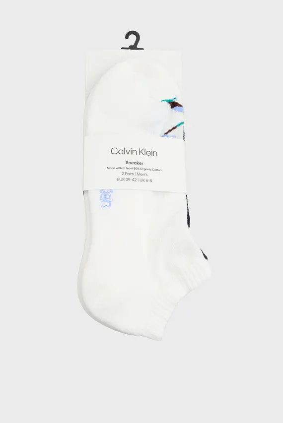 Носки CKJ MEN SNEAKER 2P MONOGRAM Calvin Klein