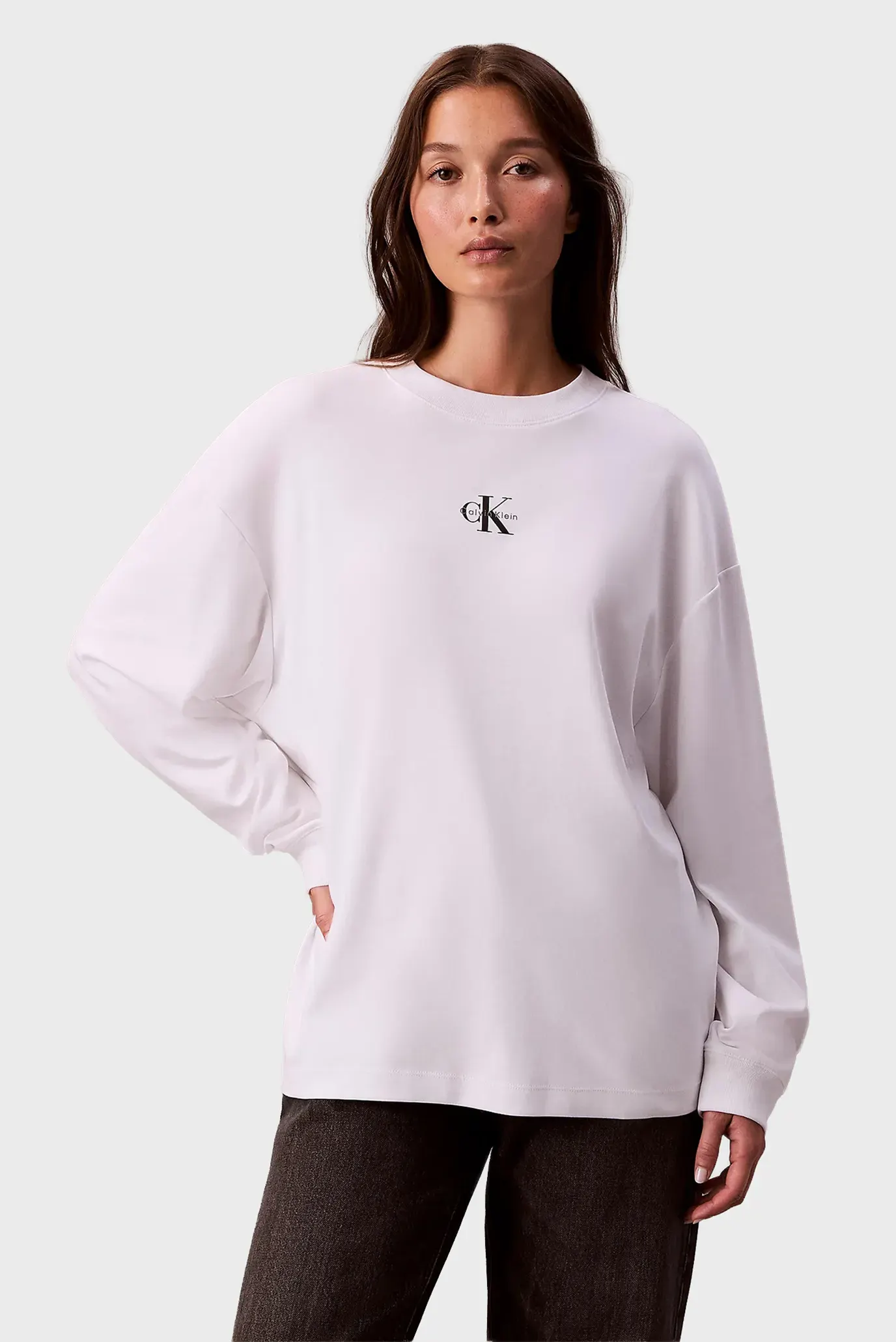 Свитшот LS MONOLOGO OVERSIZED CREW HVY W 1