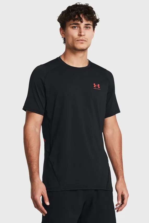 Мужская черная футболка UA HG Armour Ftd Graphic SS Under Armour