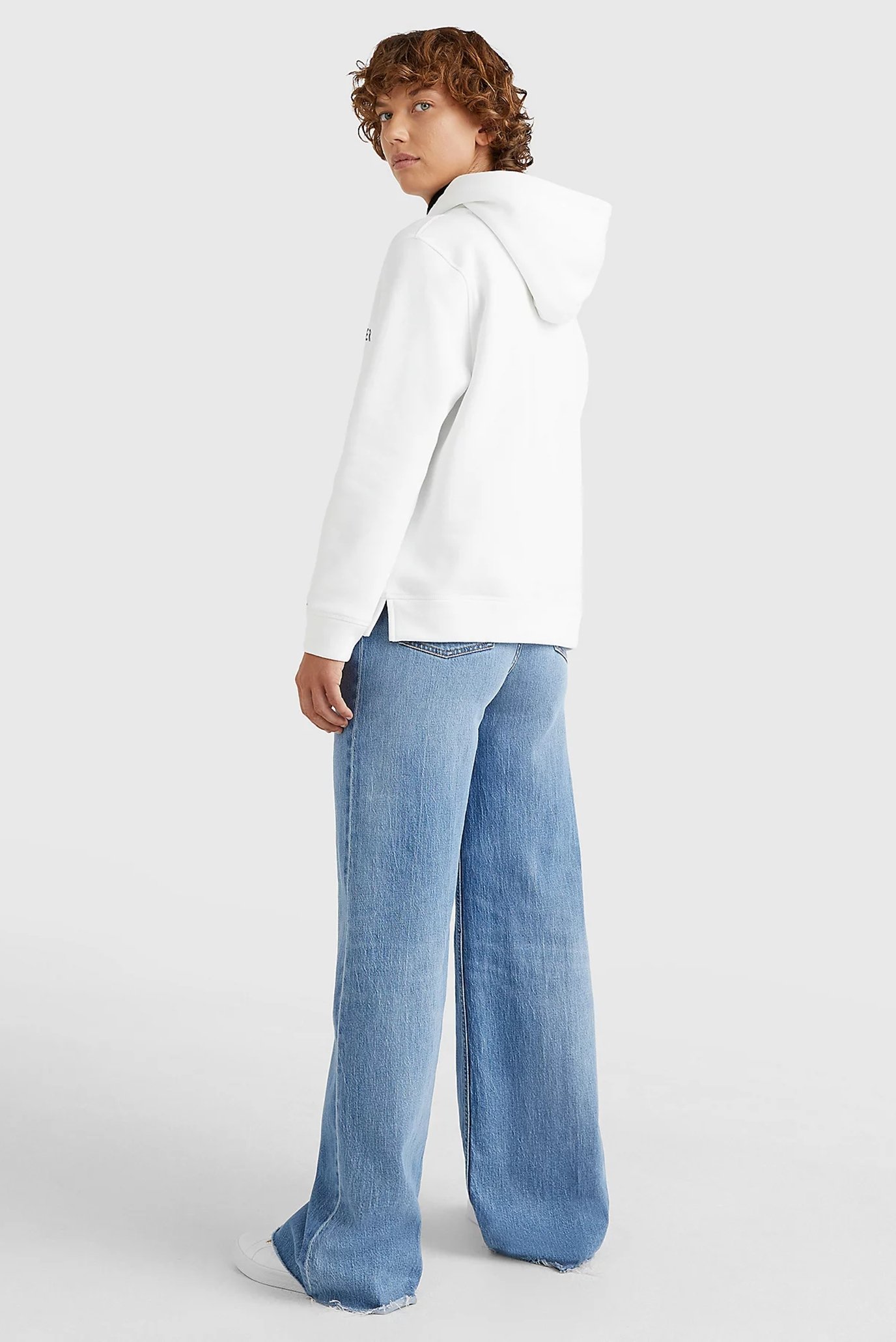 Женское белое худи HERITAGE HILFIGER HOODIE LS 8