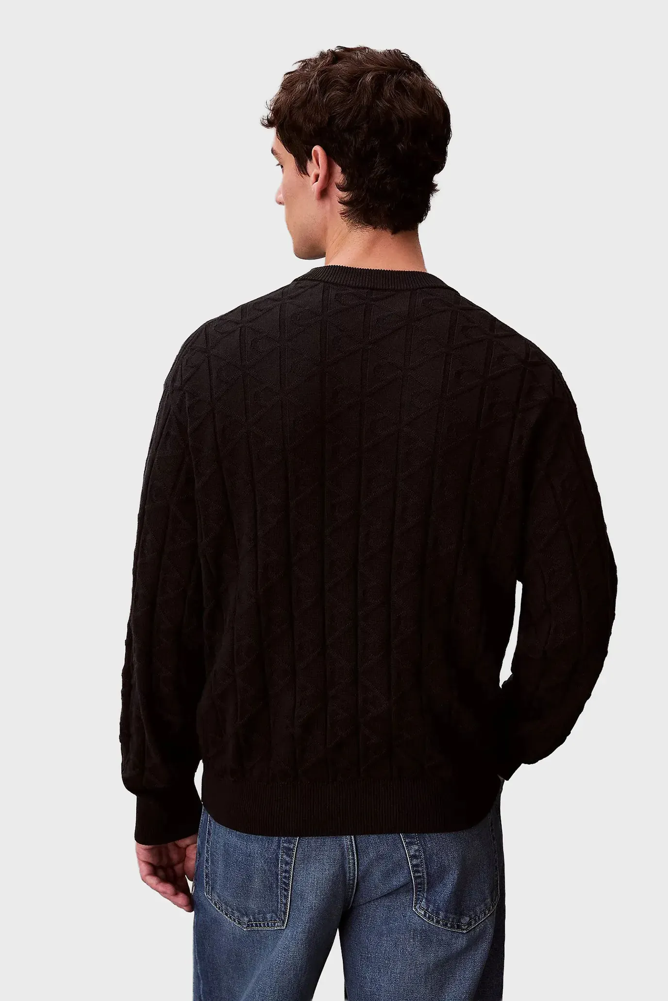 Свитер LS EASY AOP COTTON CREWNK SWEATE 4