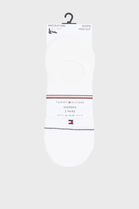 Следы TH WOMEN FOOTIE HC 2P RIB STRIPE Tommy Hilfiger