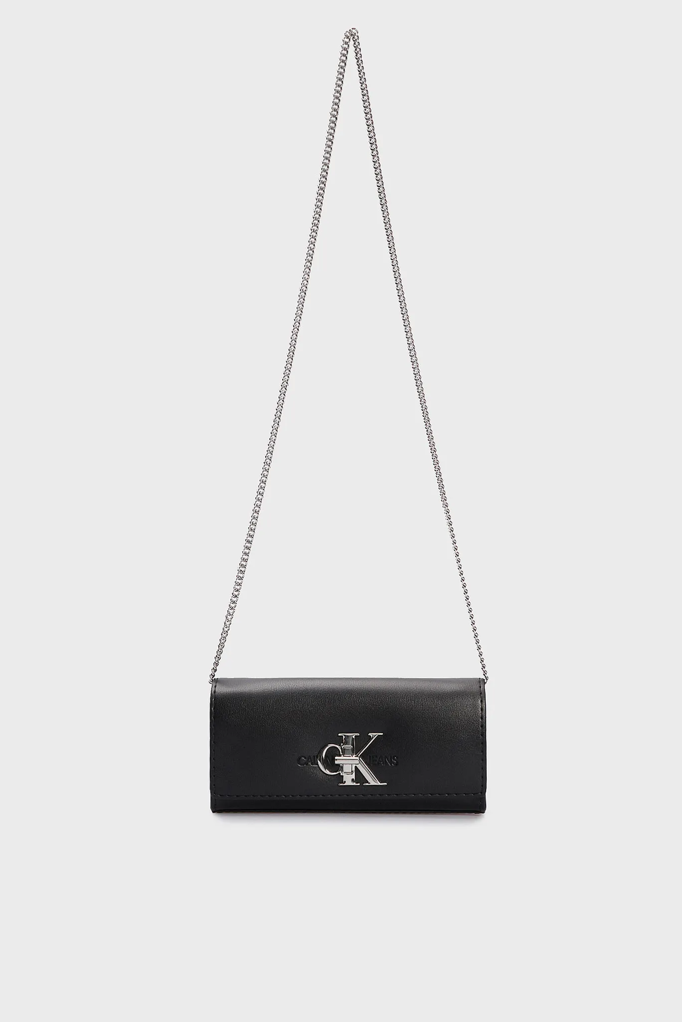 Женский черный клатч CLUTCH W CHAIN 5