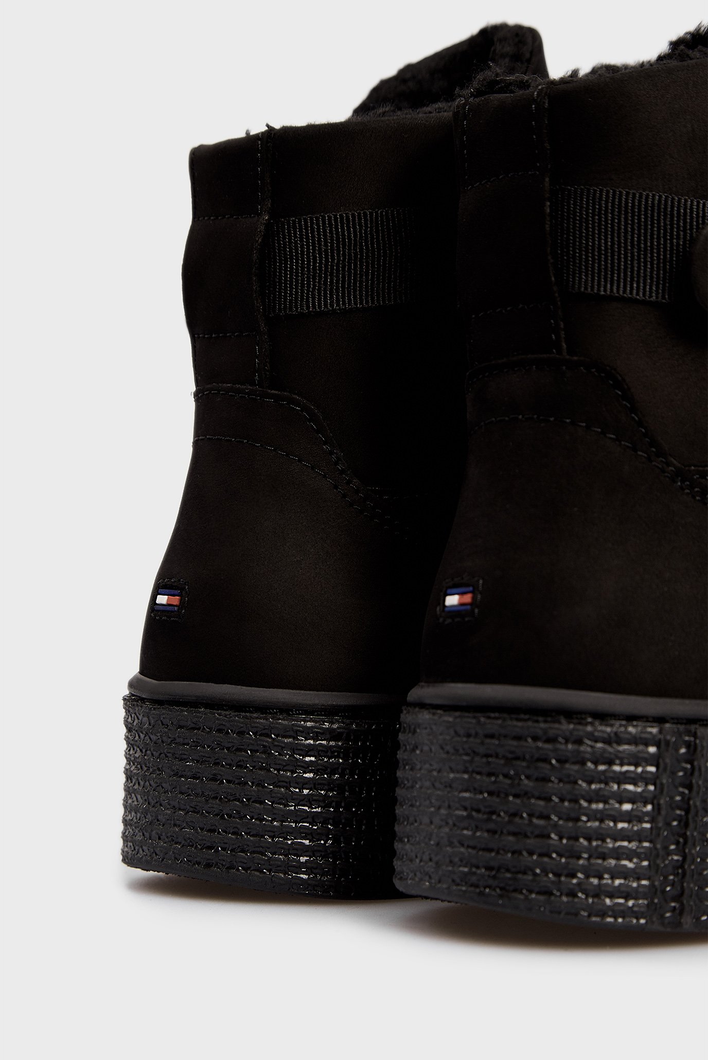 Женские черные кожаные хайтопы WARMLINED Tommy Hilfiger Женские черные кожаные хайтопы WARMLINED 4
