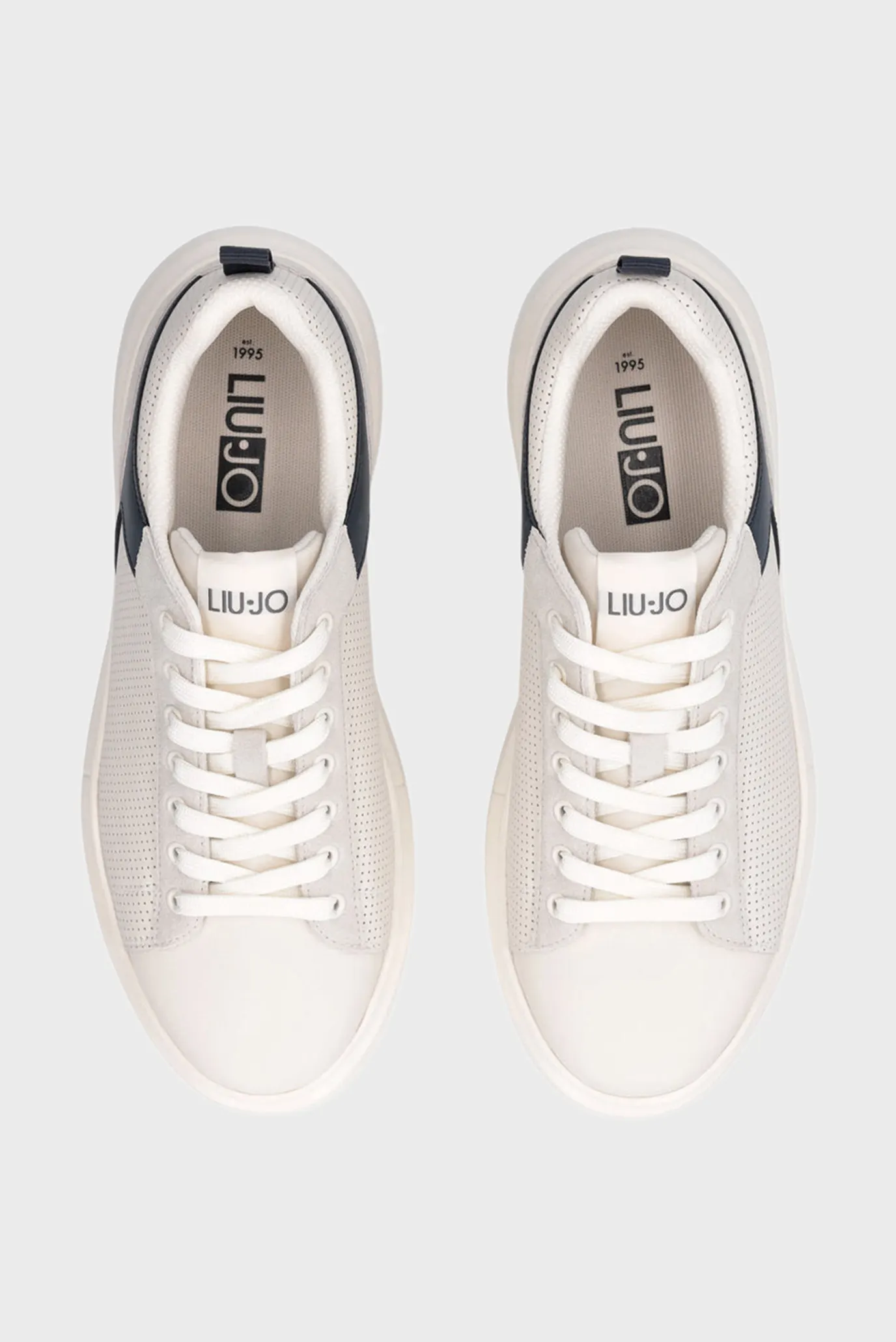 Кроссовки BIG 05 - SNEAKER COW SUEDE PERFORATED MILK BLUE 4