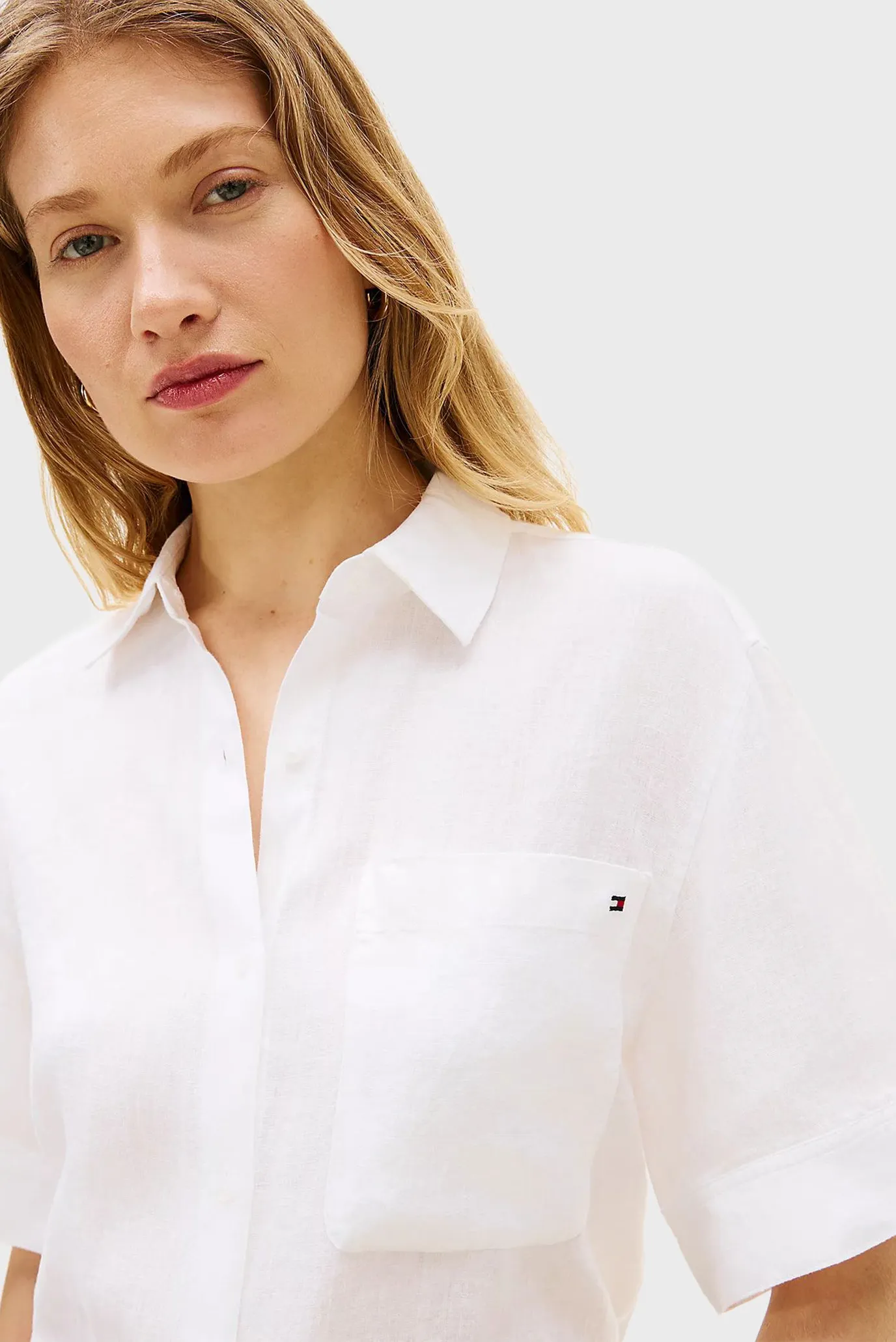 Рубашка с коротким рукавом ESS LINEN SS SHIRT 4