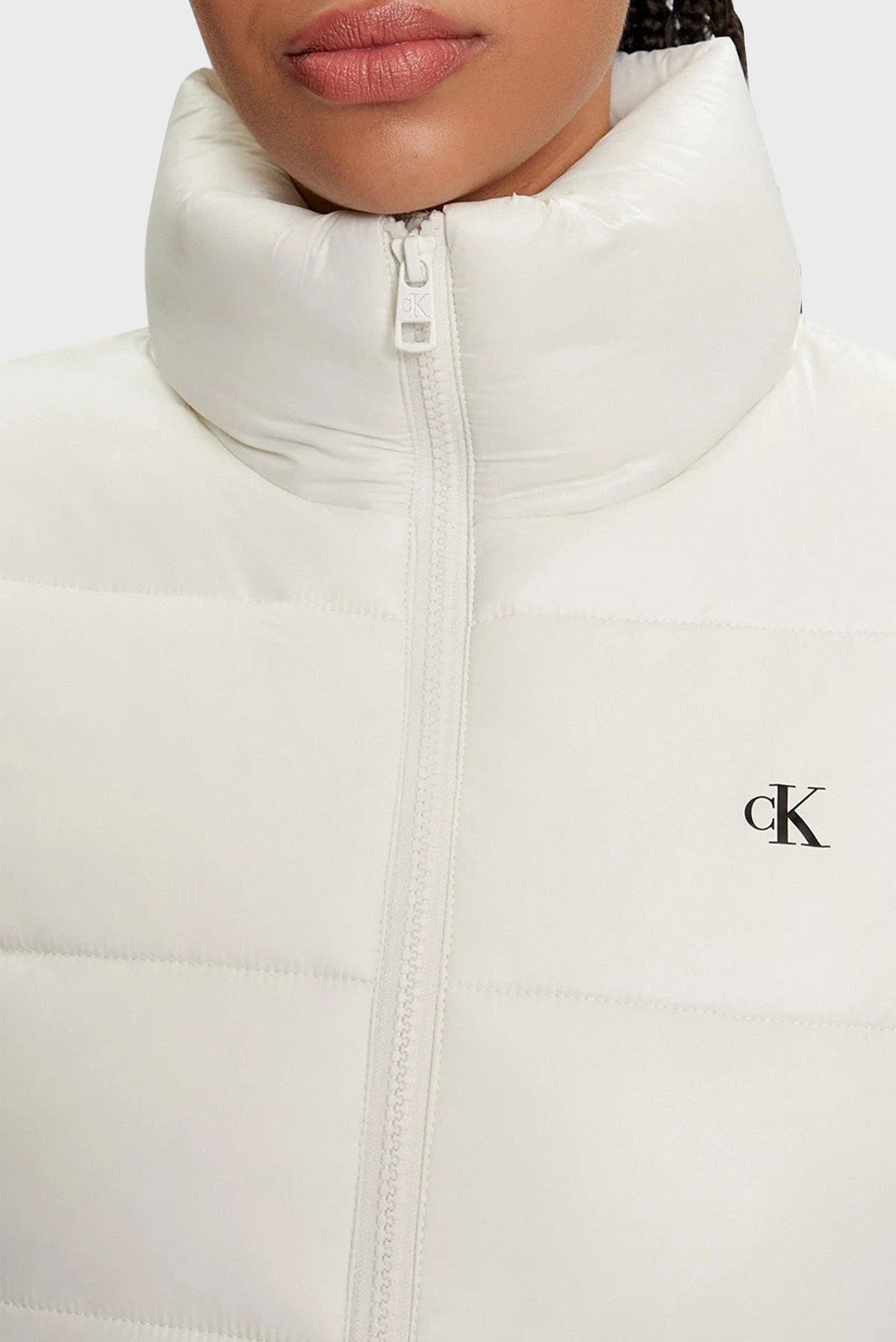 Женская белая куртка LW PADDED FITTED JACKET 5