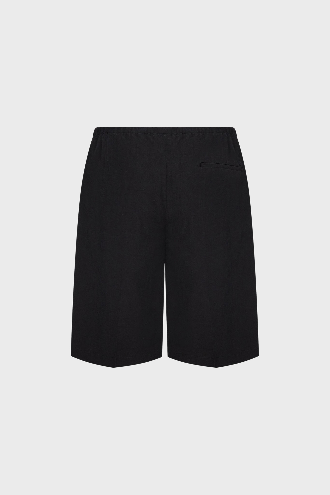 Мужские черные шорты LINEN VISCOSE 5