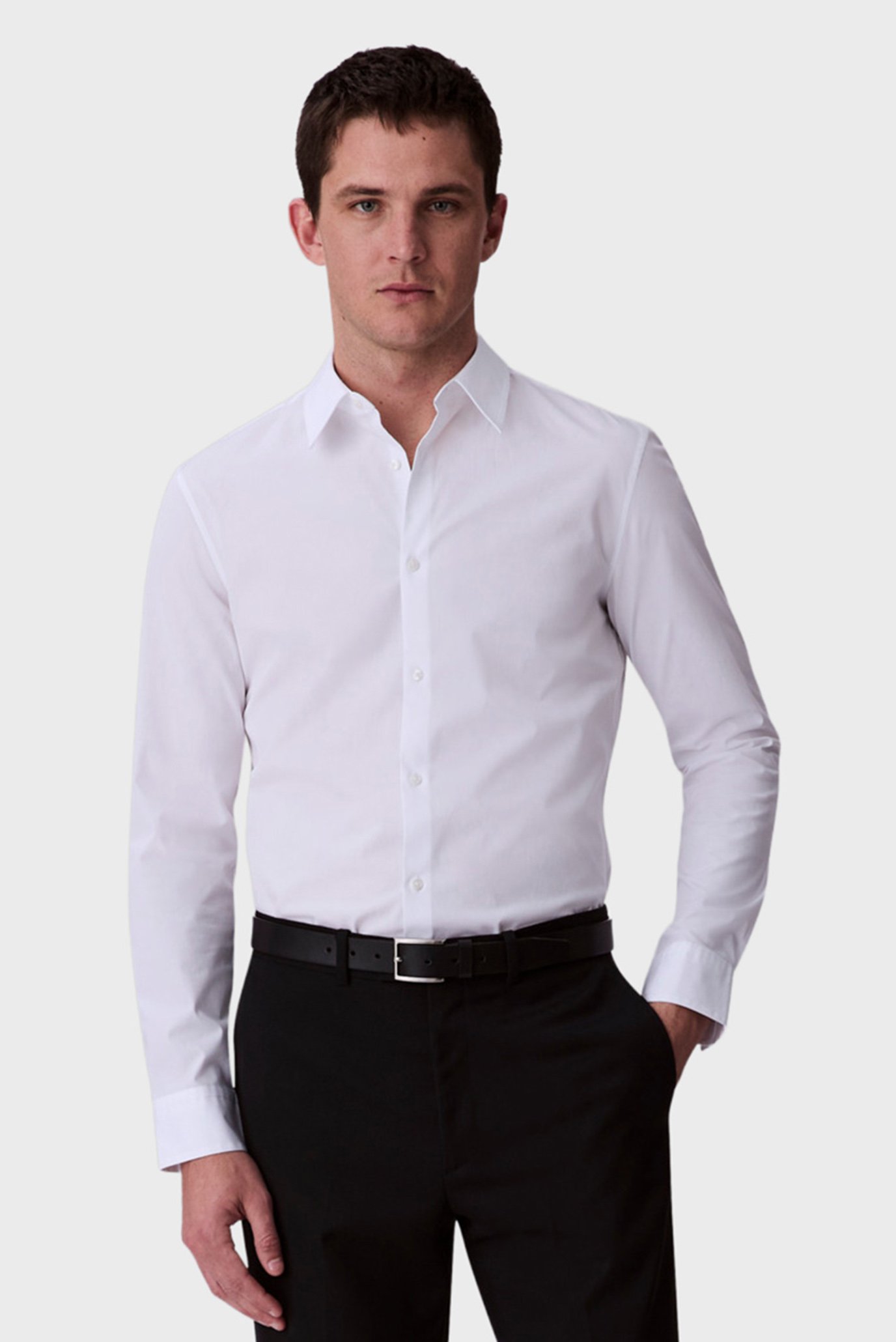 Рубашка LS SOLID SUPIMA STRETCH SLIM SHI 1