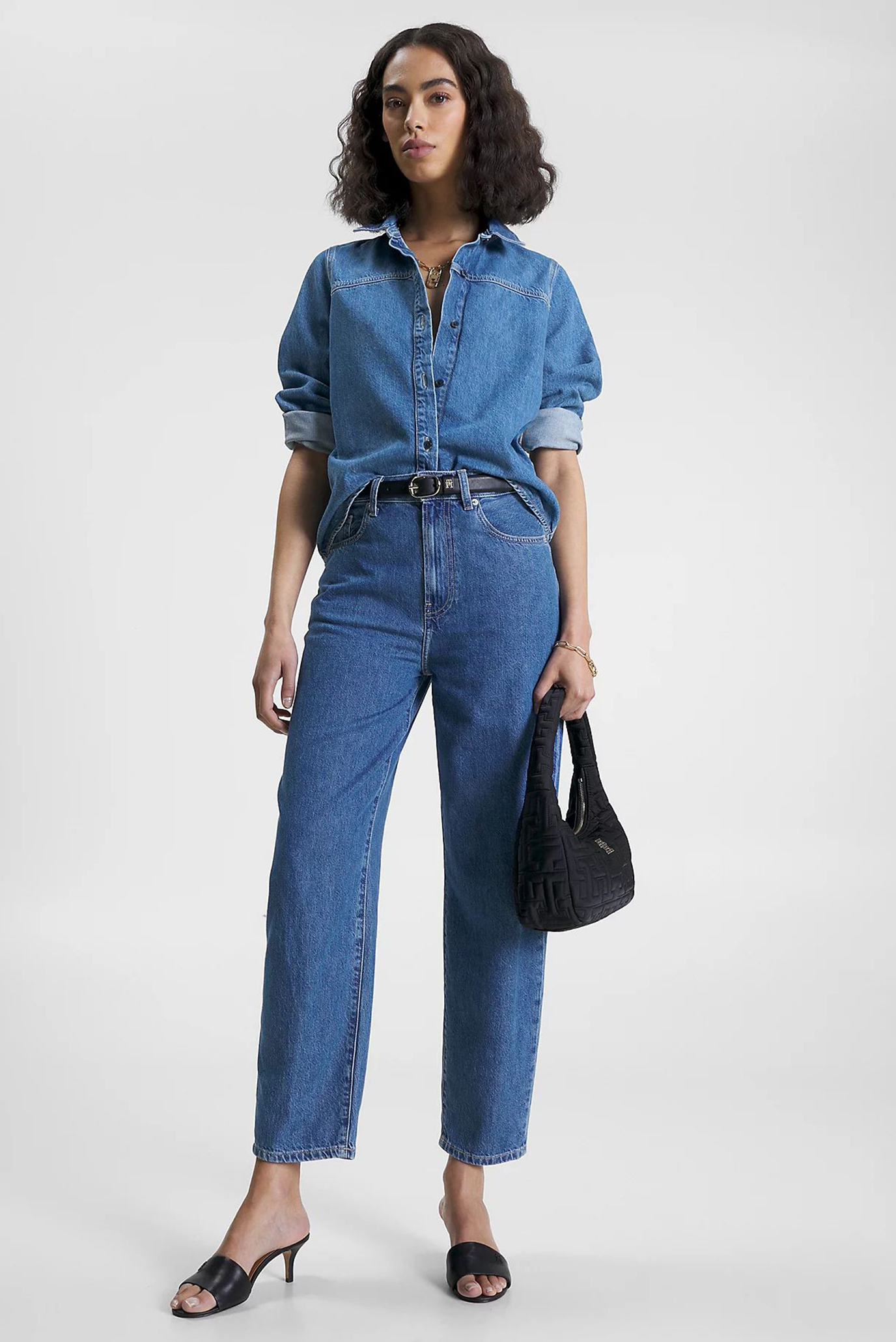 Женские синие джинсы BALLOON HW A EVE 2