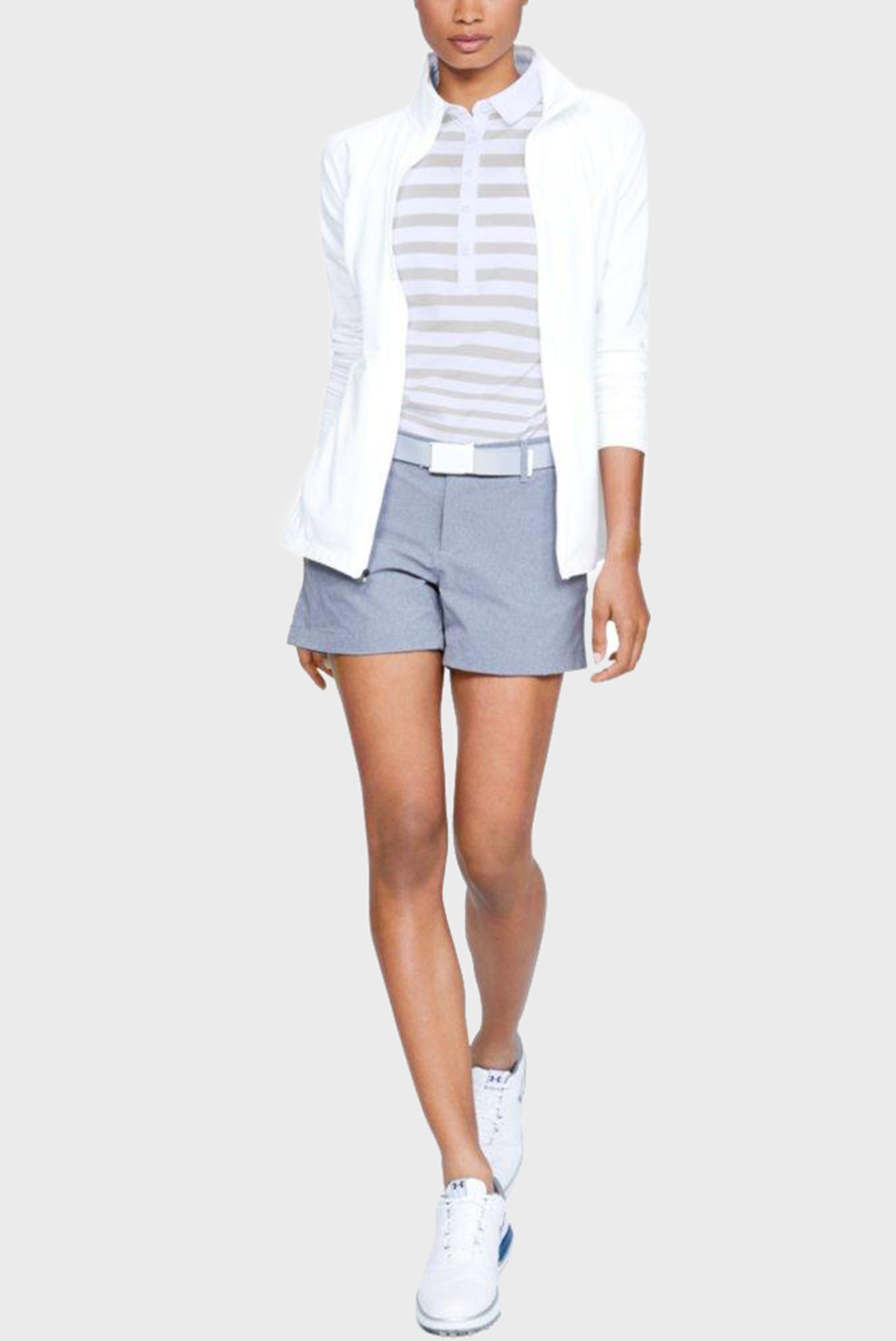 Женское белое поло Zinger Novelty SL Polo 8