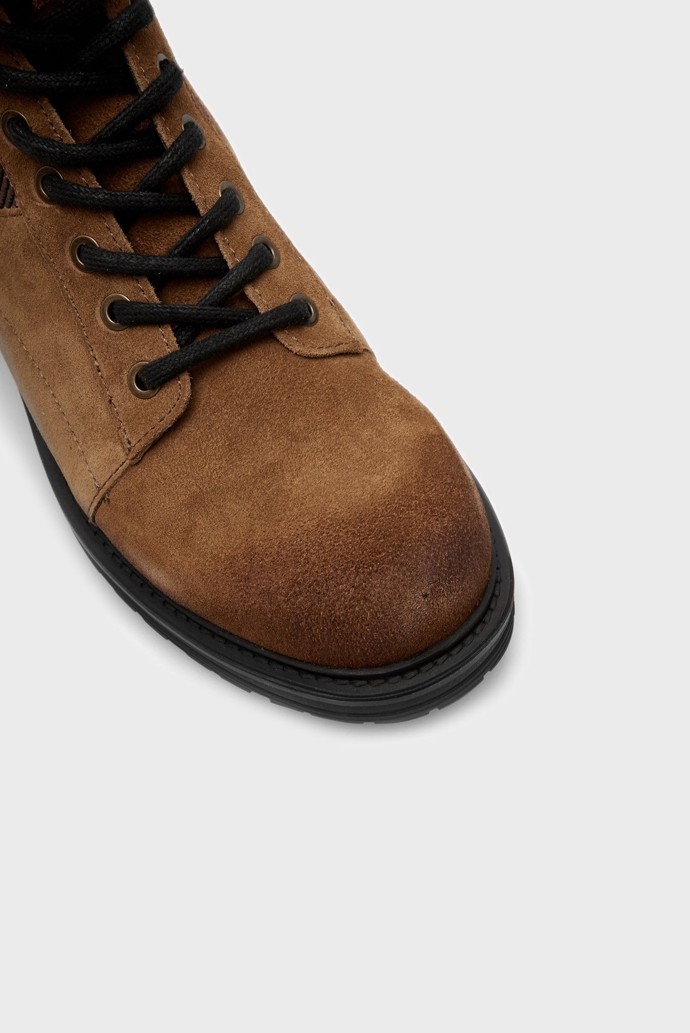 Женские коричневые замшевые ботинки ALABHAMA   D-ALABHAMA 4