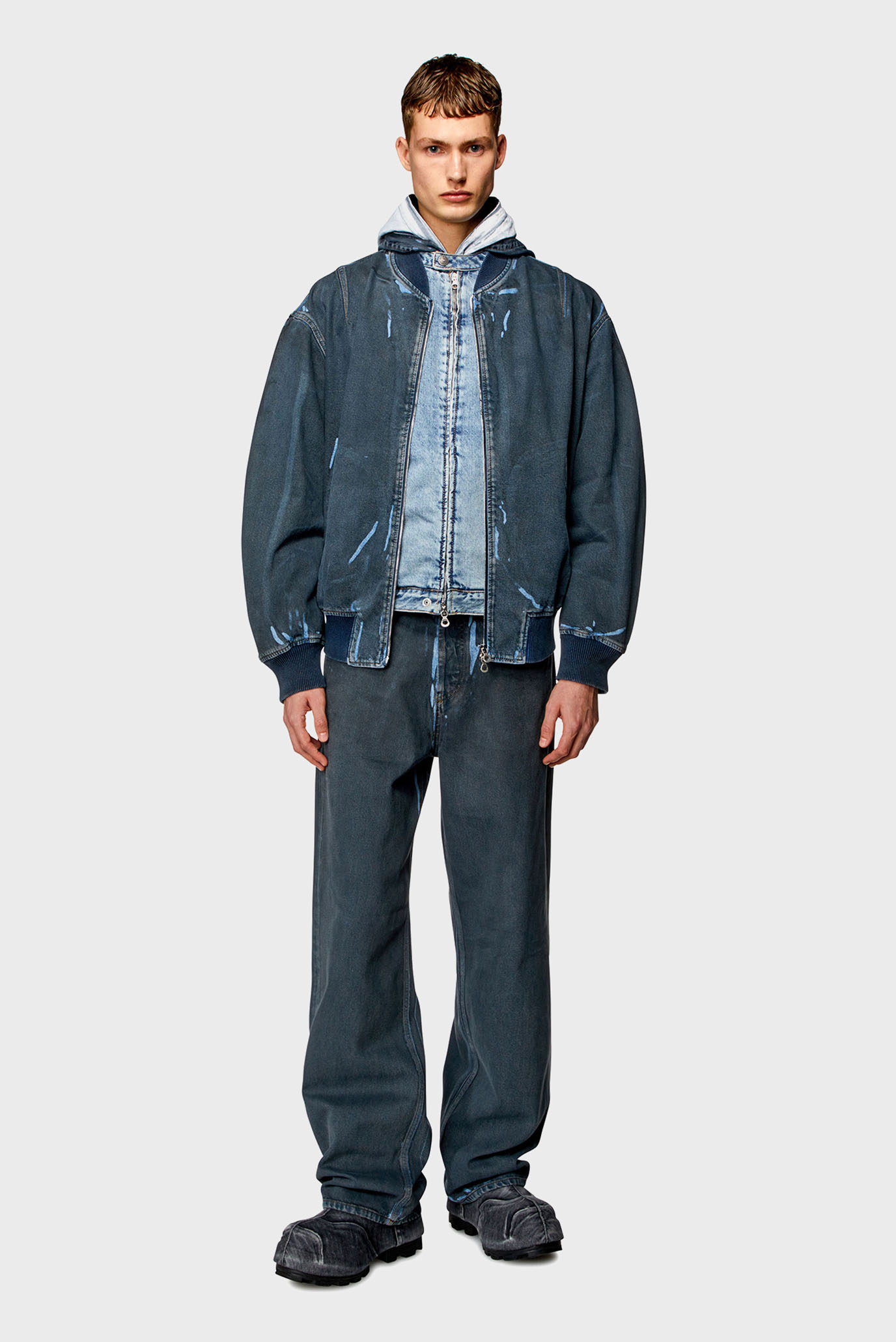 Мужские темно-синие джинсы 2001 D-MACRO-S 2