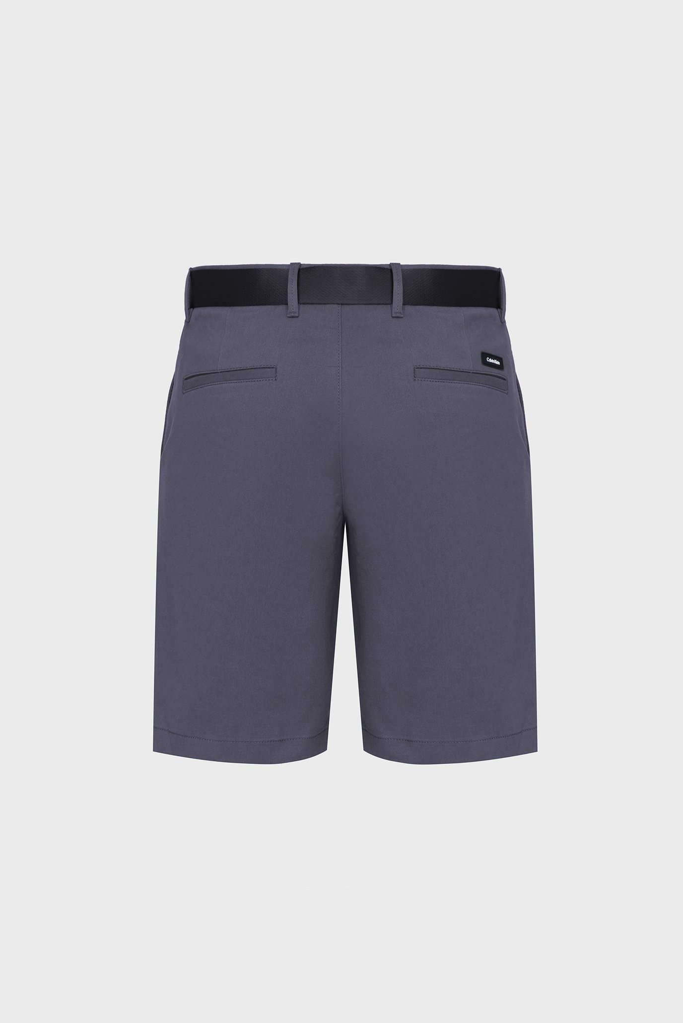 Мужские серые шорты MODERN TWILL SLIM SHORT BELT 9