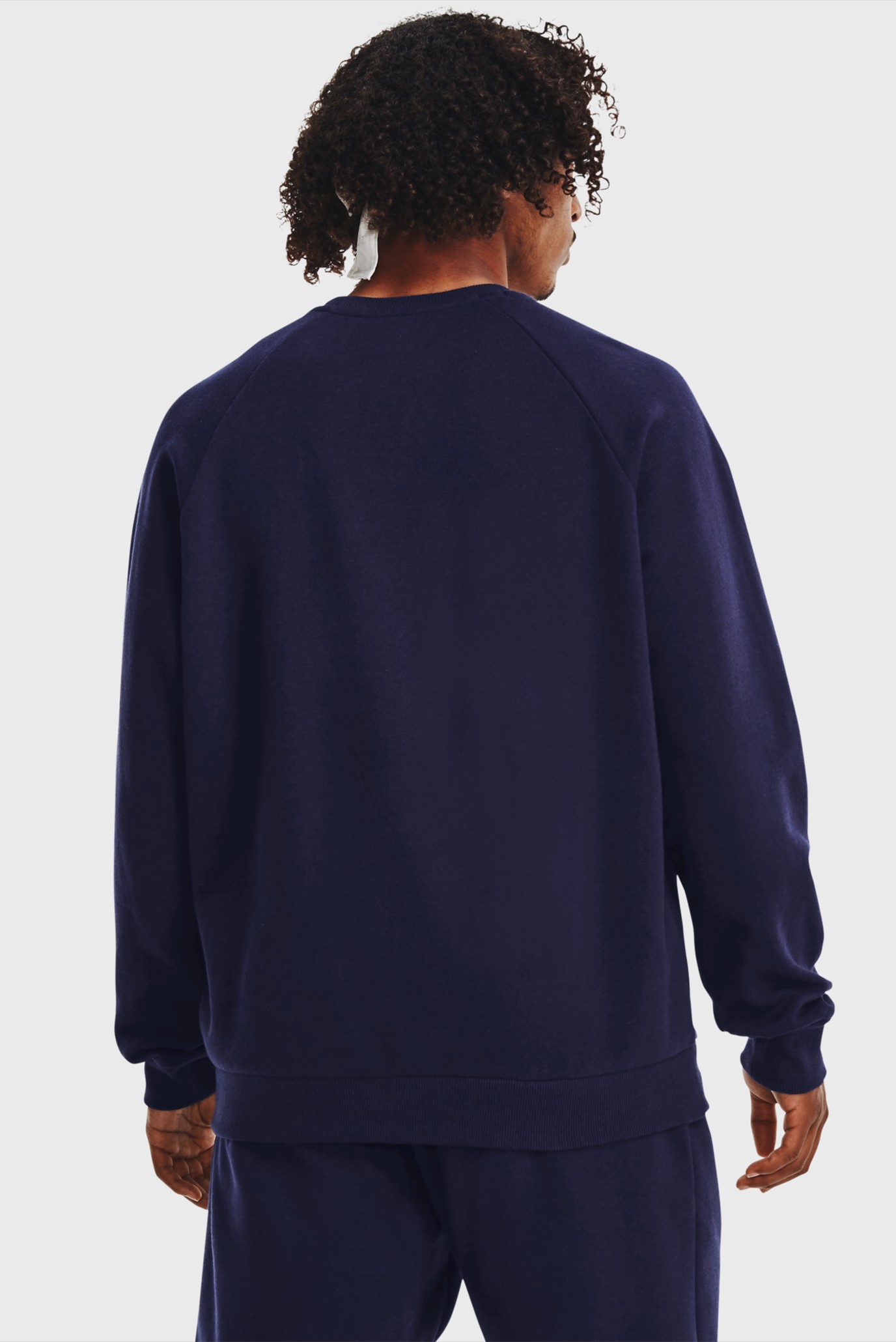 Мужской темно-синий свитшот UA Rival Fleece Crew 3