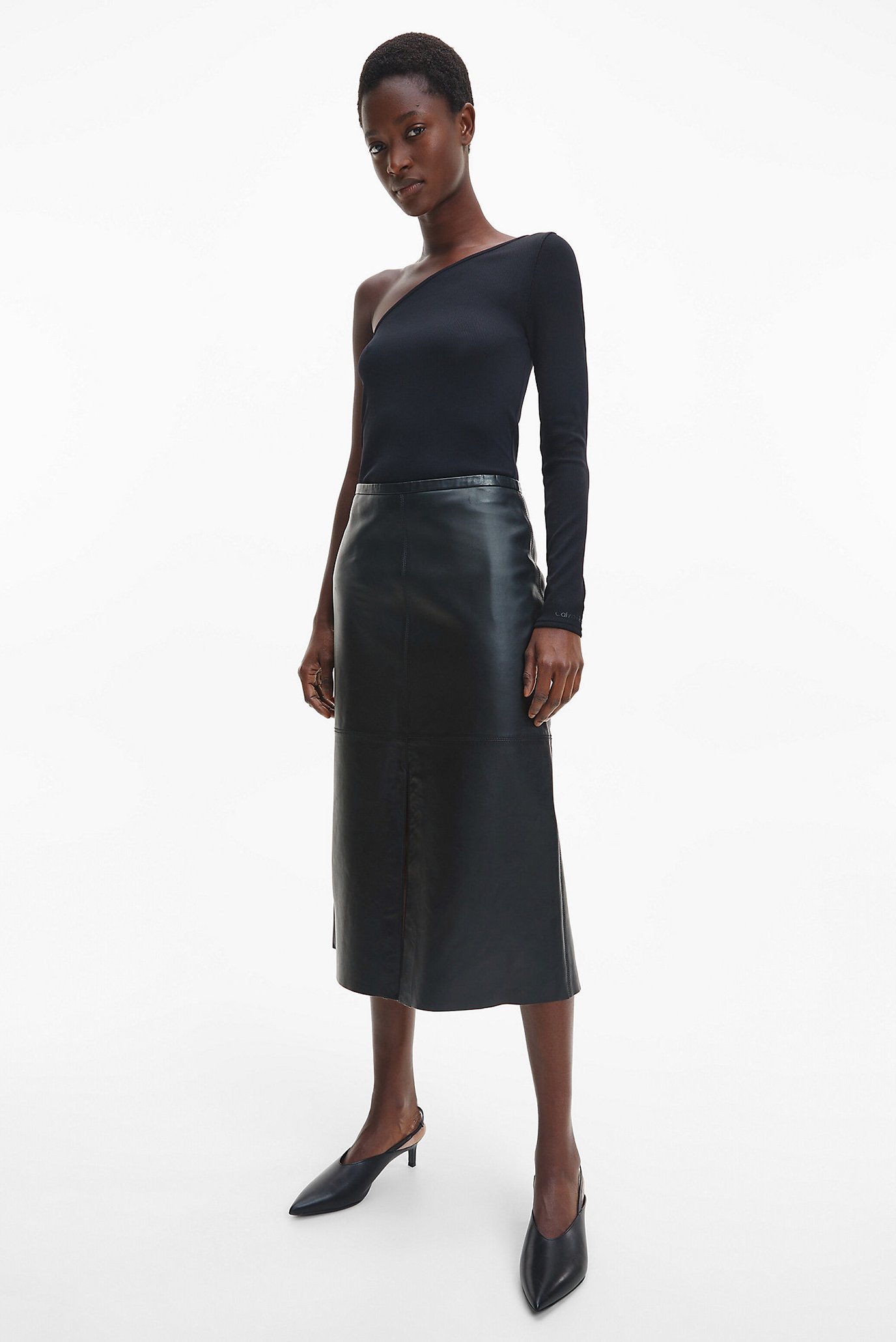 Юбка LEATHER SKIRT 2