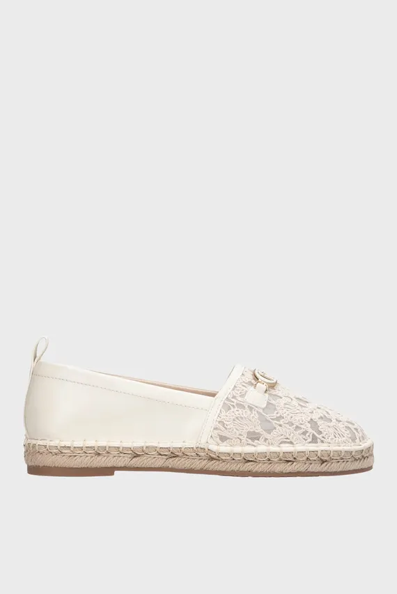Мокасины CAPRI 04 - SLIP ON SPREADING MACRAME NATURAL LIU JO