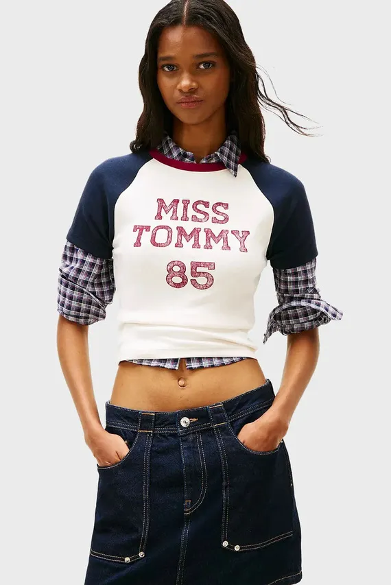 Футболка TJW SLIM SH MISS TOMMY SS TEE Tommy Jeans