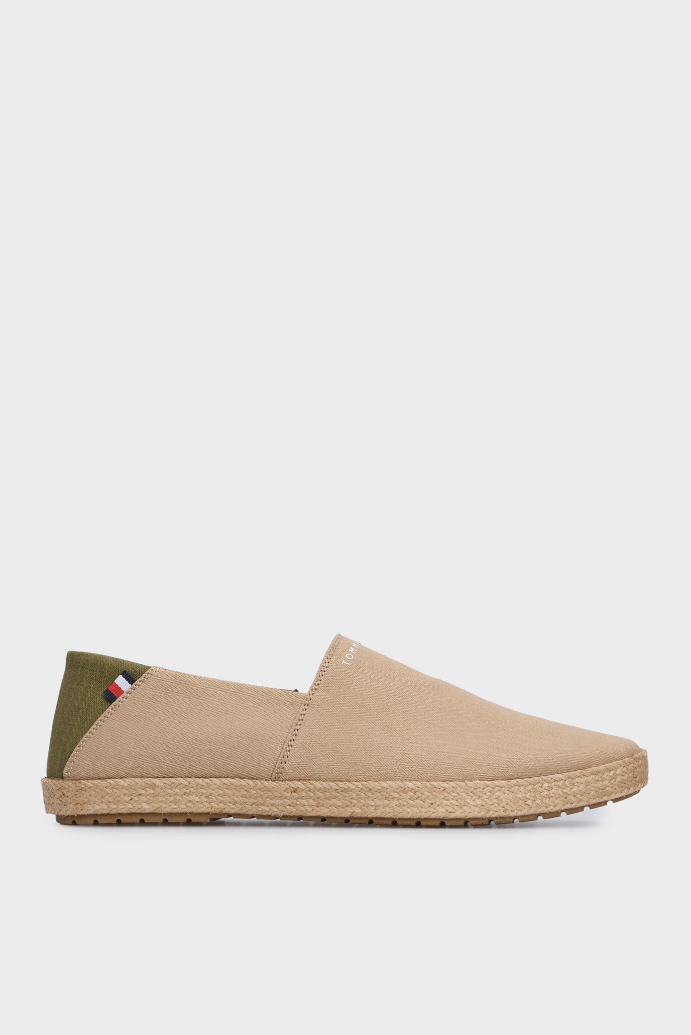 Мужские бежевые эспадрильи HILFIGER ESPADRILLE CORE TEXTILE 1