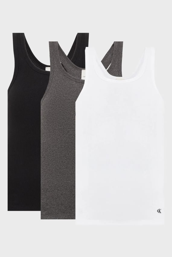 Майка SCOOP NECK COTTON TANK 3PK Calvin Klein