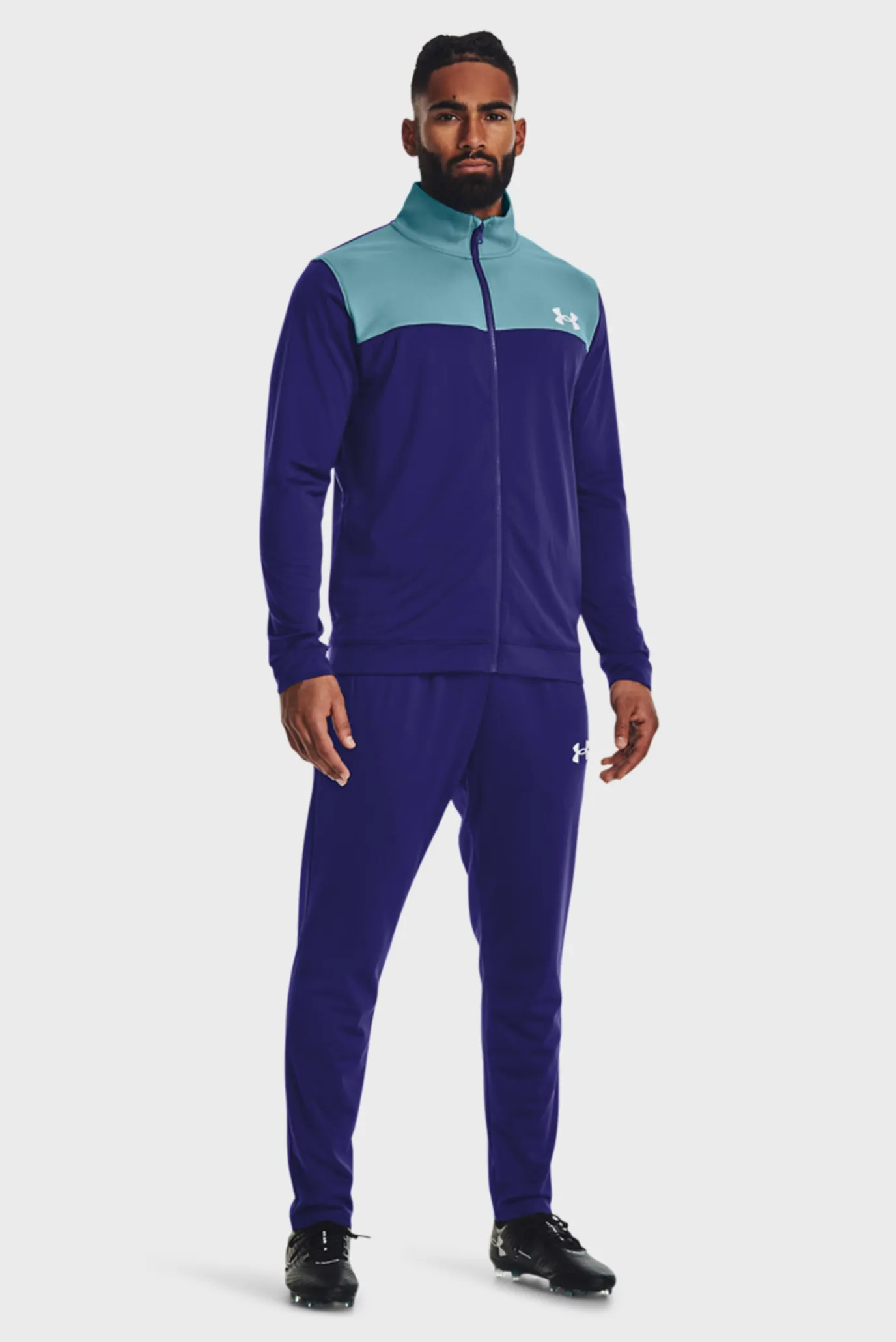 Мужской синий спортивный костюм (кофта, брюки) UA EMEA TRACKSUIT NOVELTY 5