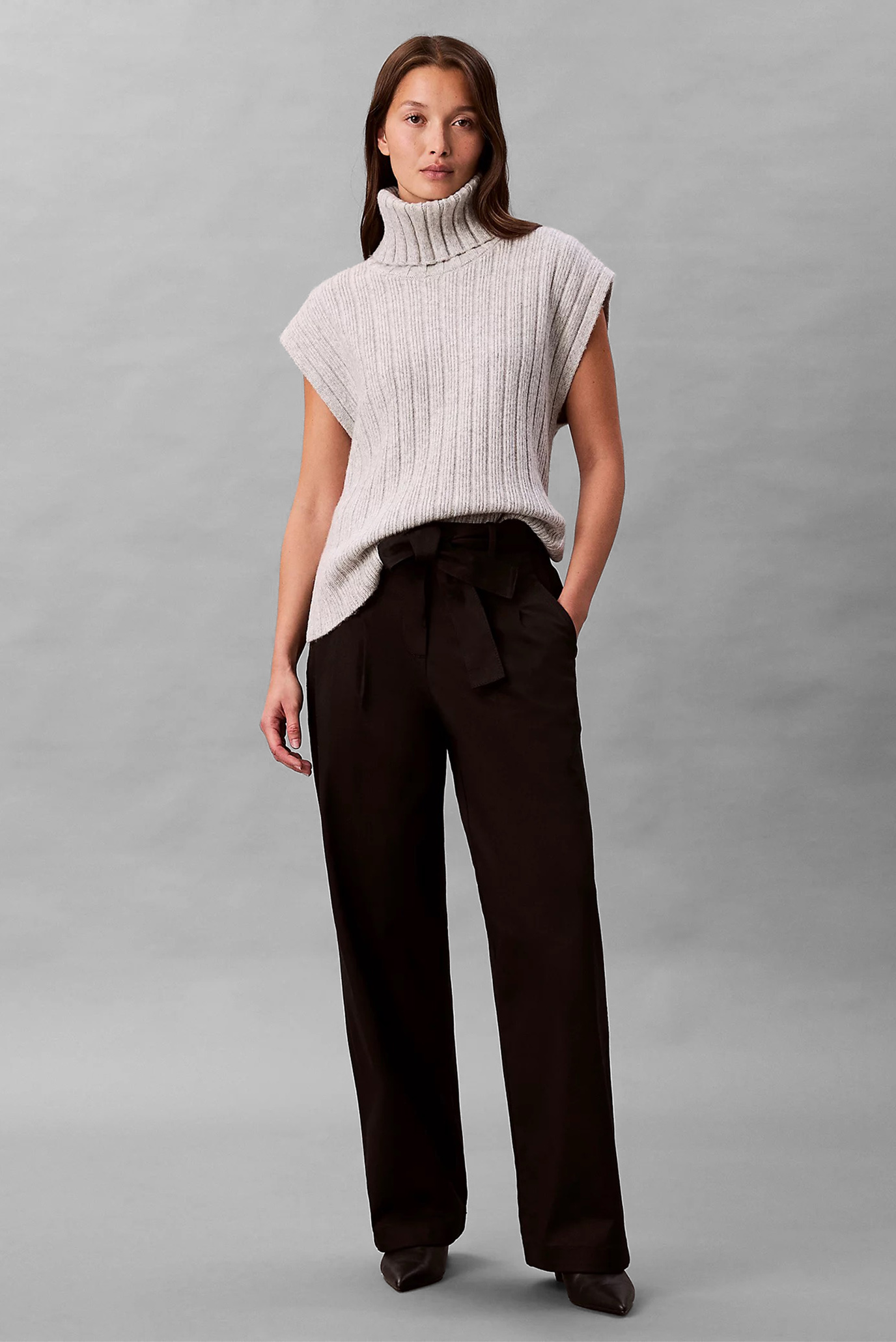 Штаны Cotton Twill Belted Trouser 5