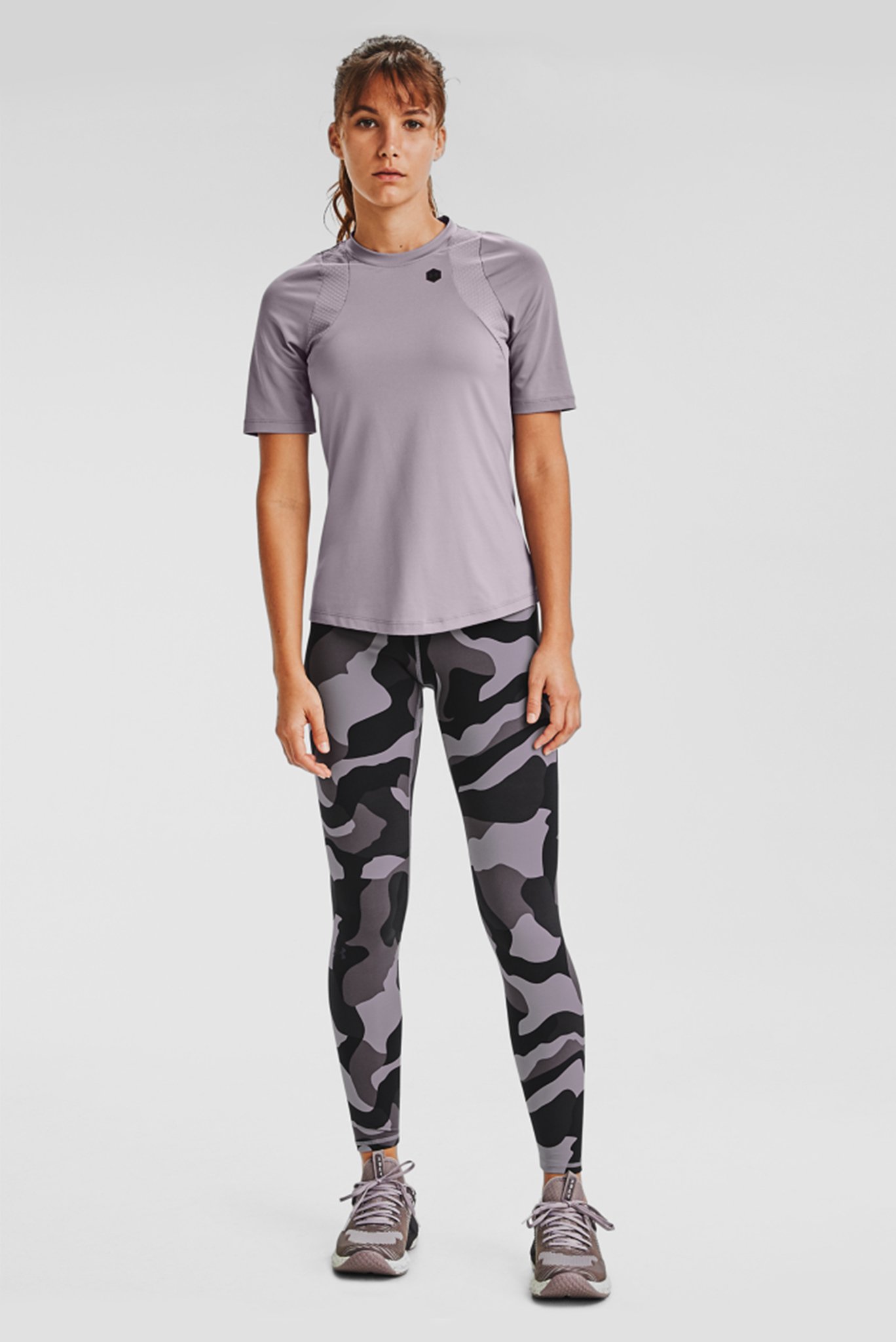 Женские тайтсы с принтом UA Rush Camo Legging 2