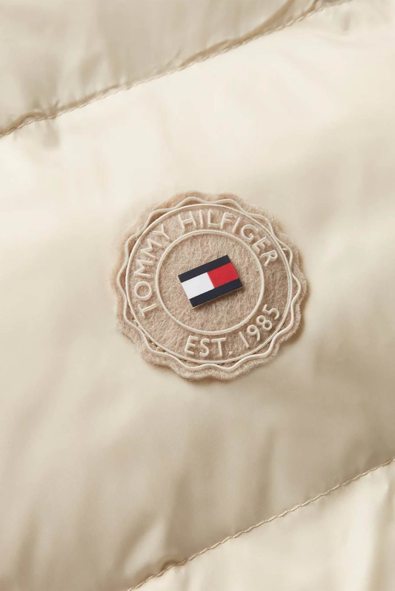 Женский бежевый пуховик MW DOWN FUNNEL NK COAT 3