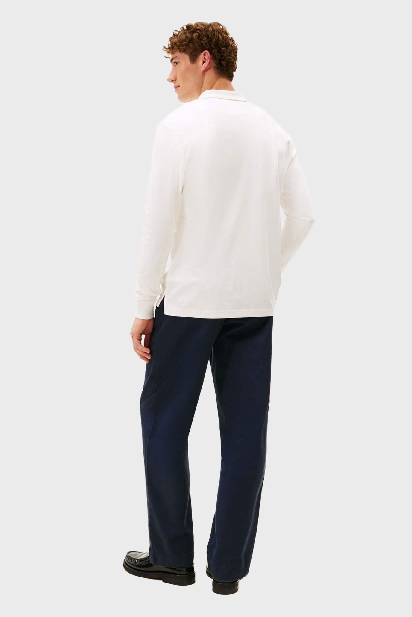 Поло с длинным рукавом LS ZIP INTERLOCK REG POLO 3