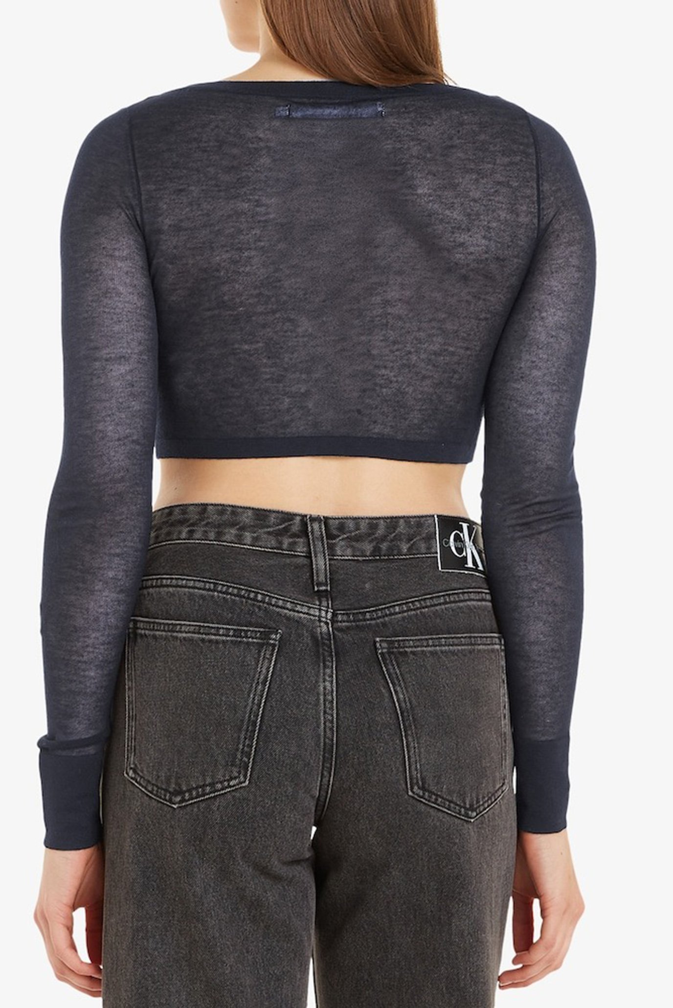 Кардиган SHEER SWEATER MINI CARDIGAN 2