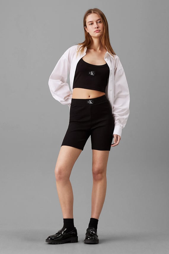Шорты WOVEN LABEL RIB SHORTS