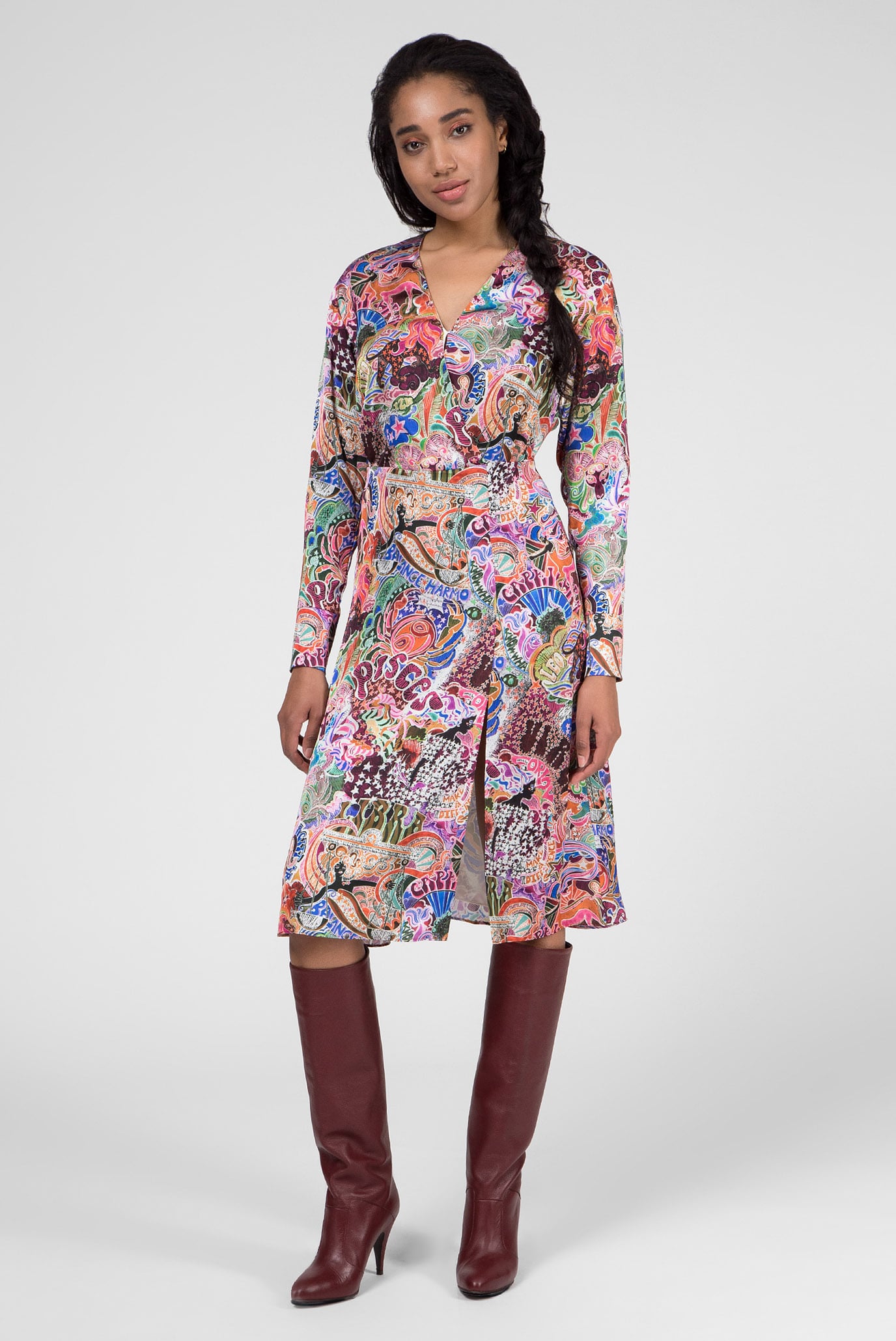 Женские платье с принтом ZENDAYA 6