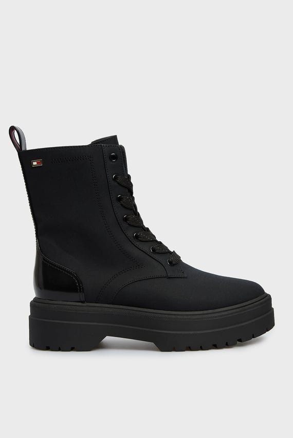 Женские черные ботинки FLAG VENTILE LACE UP BOOT
