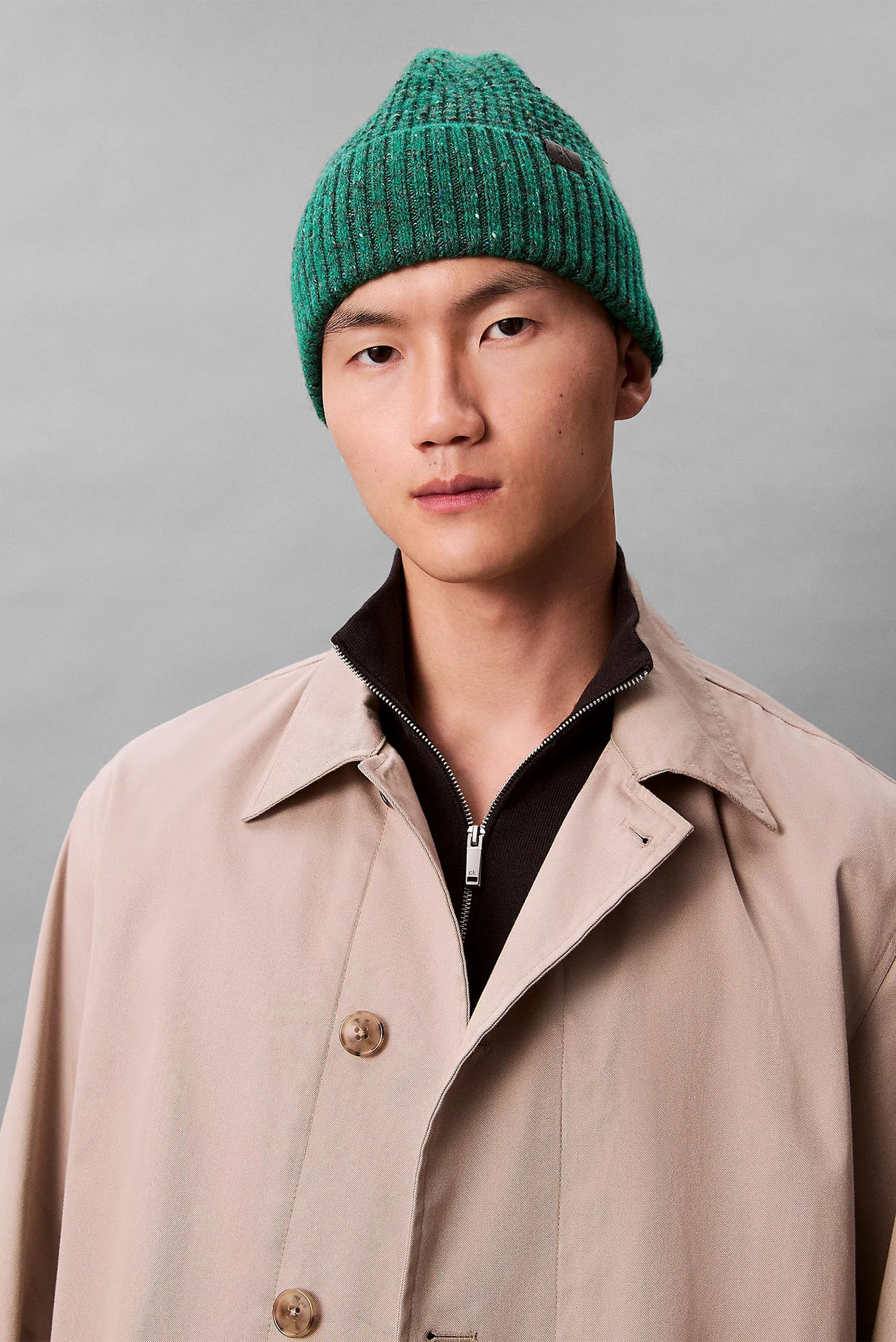 Шапка TWEED WOOL BLEND BEANIE 2