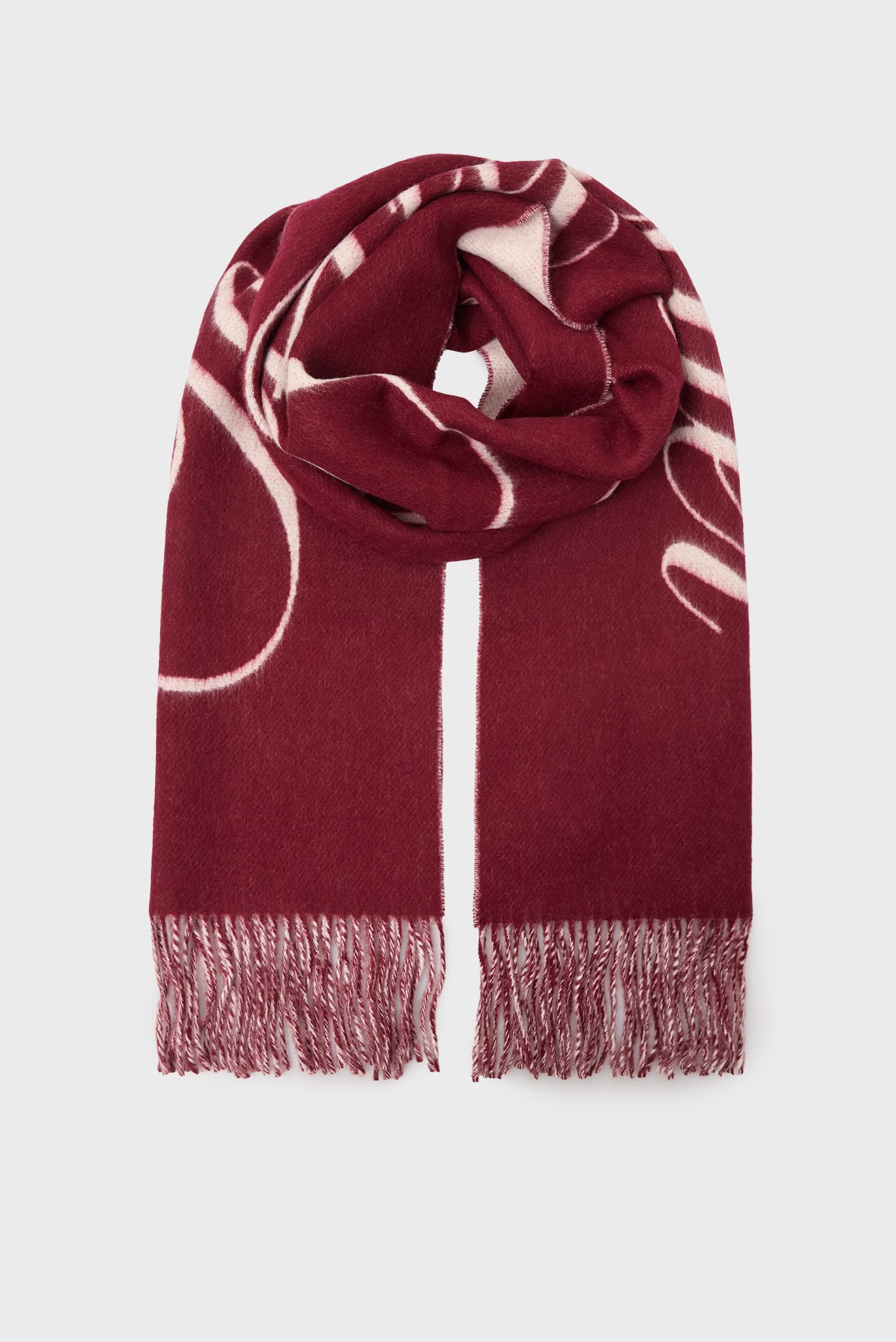 Шарф TOMMY SCRIPT LOGO SCARF 1