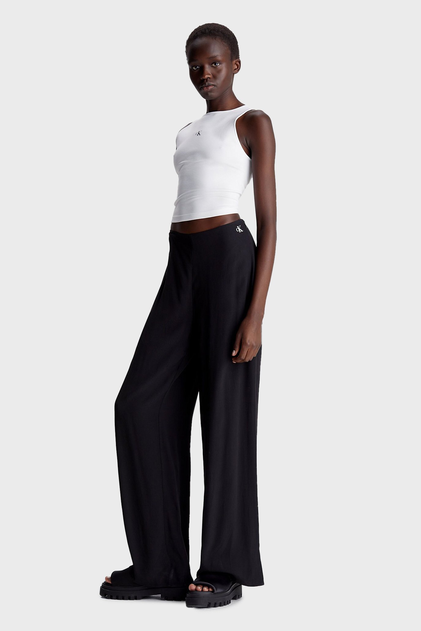 Штаны CHIFFON WIDE LEG PANT 2