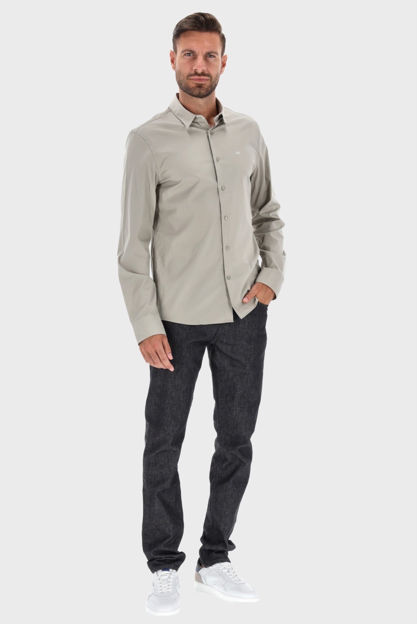 Джинсы SLIM FIT YARN DYED BLACK 2