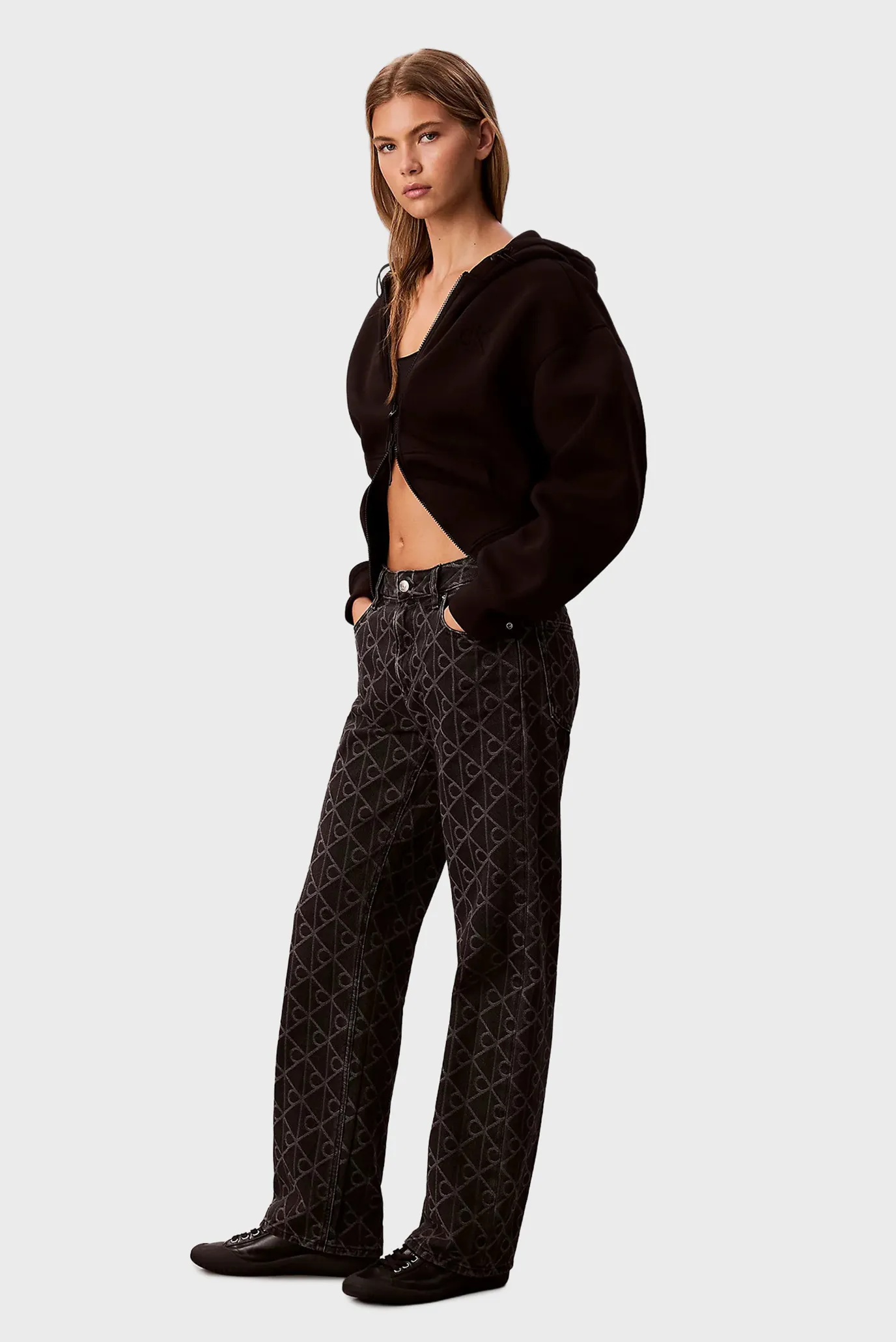 Джинсы SIGNATURE 90s STRAIGHT BLACK EMB 3