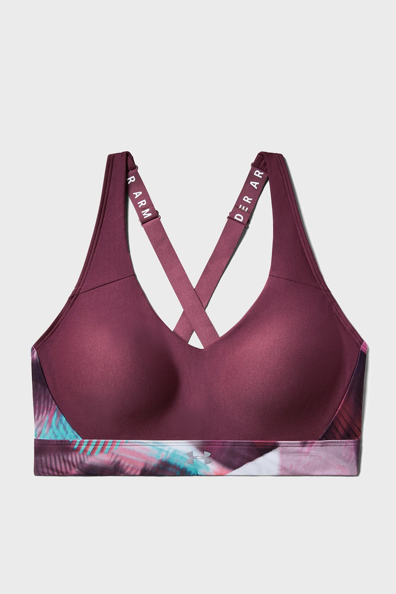 Женское фиолетовое спортивное бра Vanish Mid Print 3