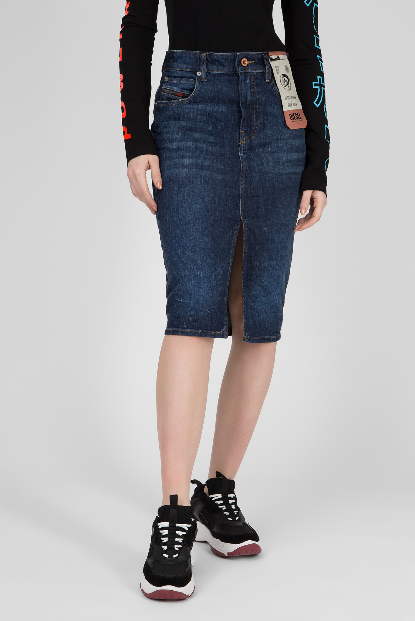 Женская синяя джинсовая юбка DE-PENCIL 1