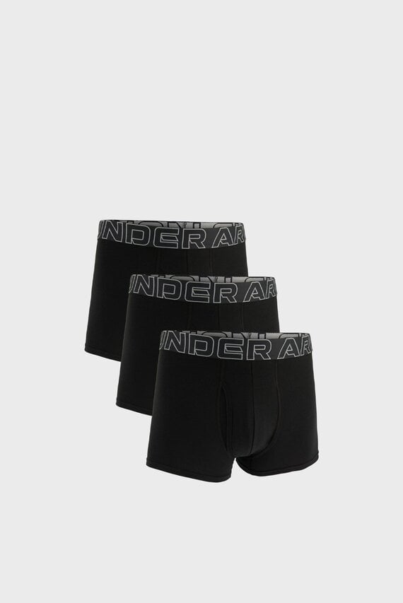 Мужские черные боксеры (3 шт) M UA Perf Cotton 3in