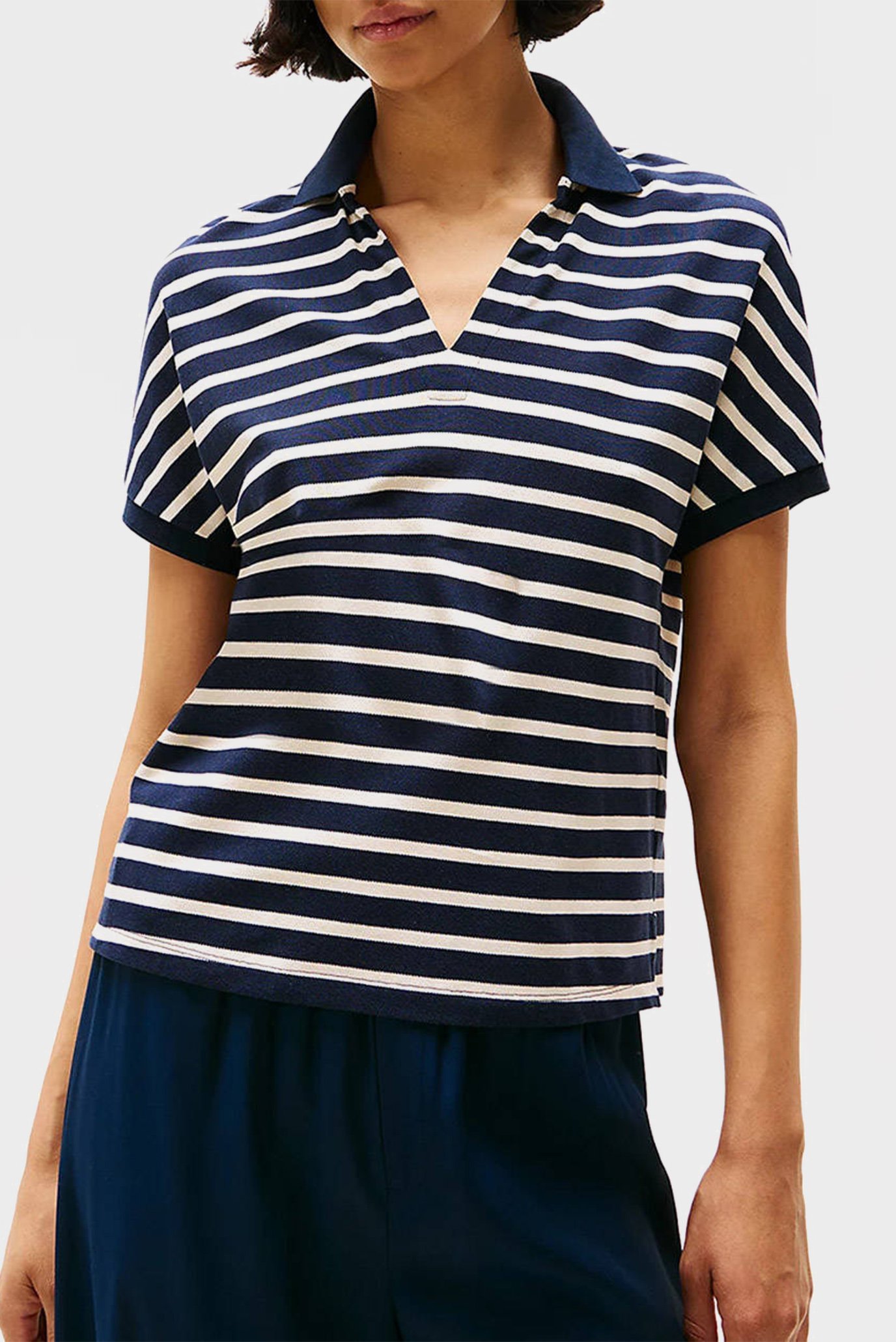 Поло LYOCELL OPEN-NK RELAXED POLO SS 1