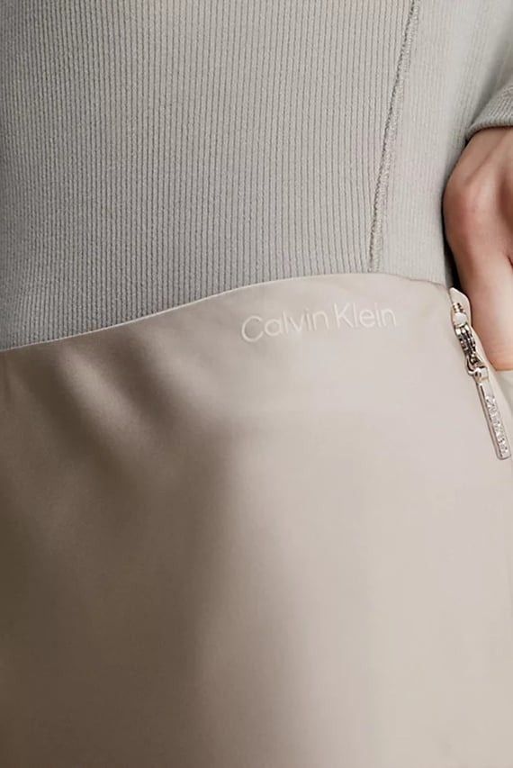 Юбка LIGHT WEIGHT SATIN  MIDI SKIRT