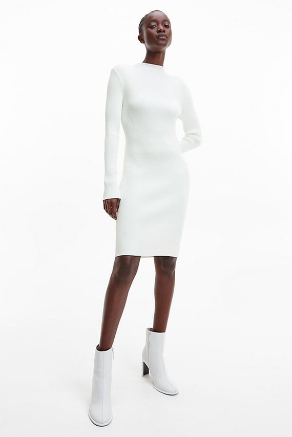 Платье ICONIC RIB MOCK NECK DRESS