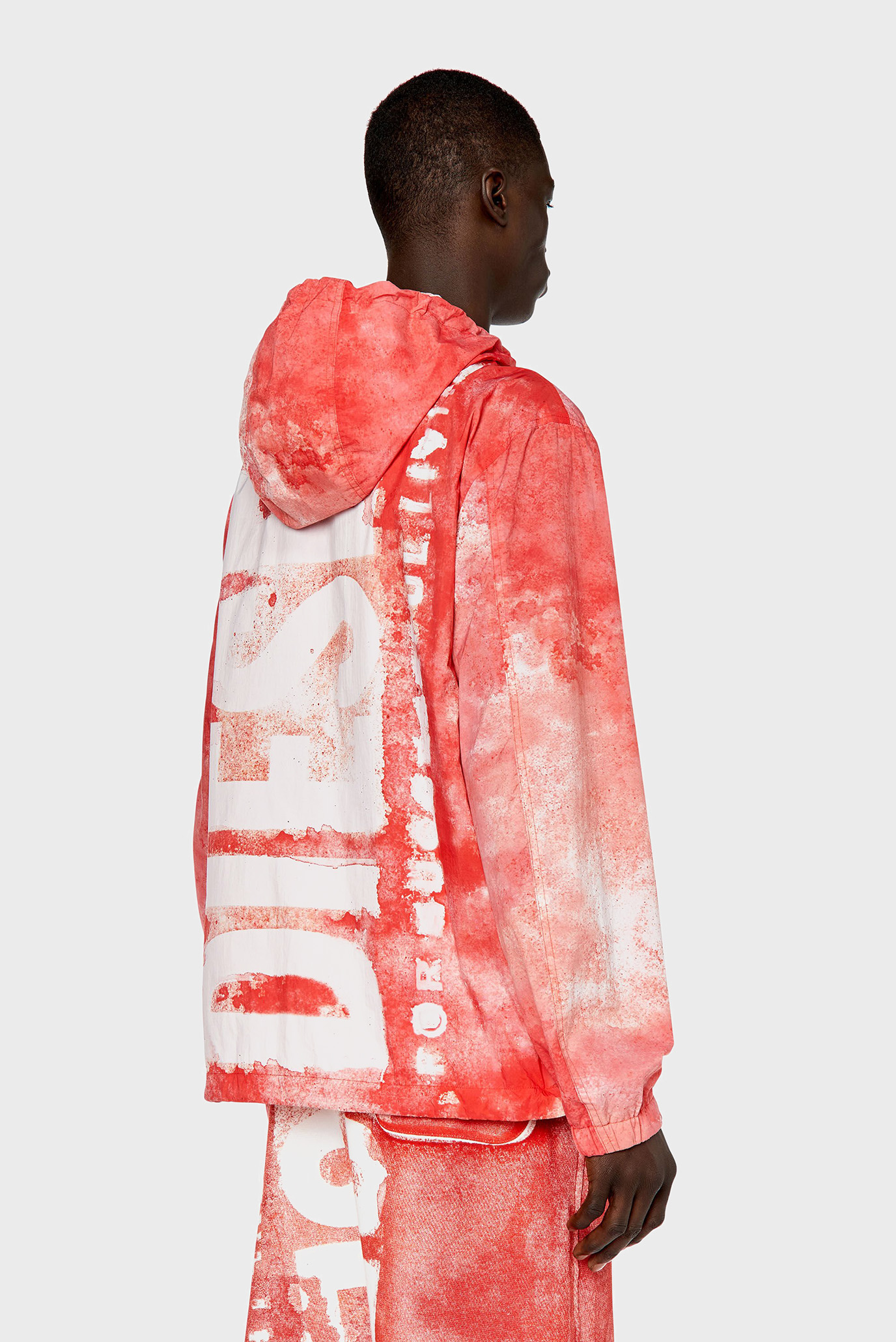 Мужская красная ветровка J-WARRETT-LOGO 8