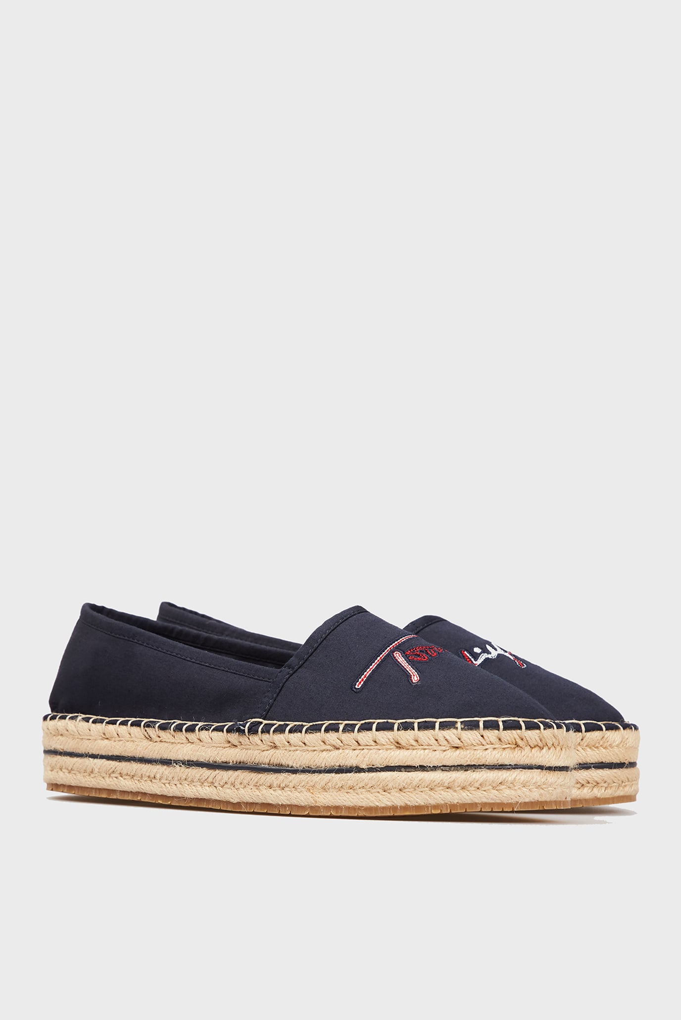 Женские темно-синие эспадрильи TOMMY SIGNATURE ESPADRILLE 8
