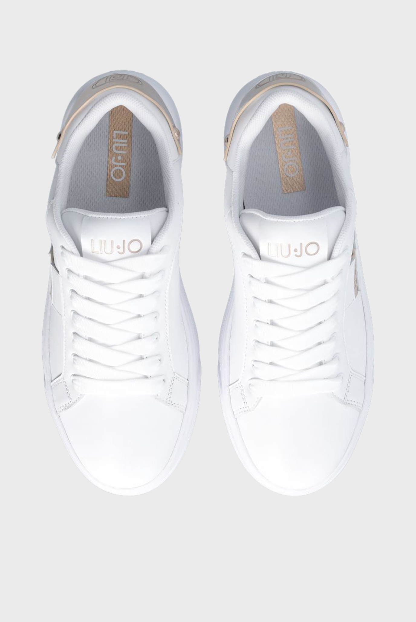 Кеды CLEO 29 - SNEAKER CALF LEATHER LAMINAT WHITE LIGHT GOLD 5